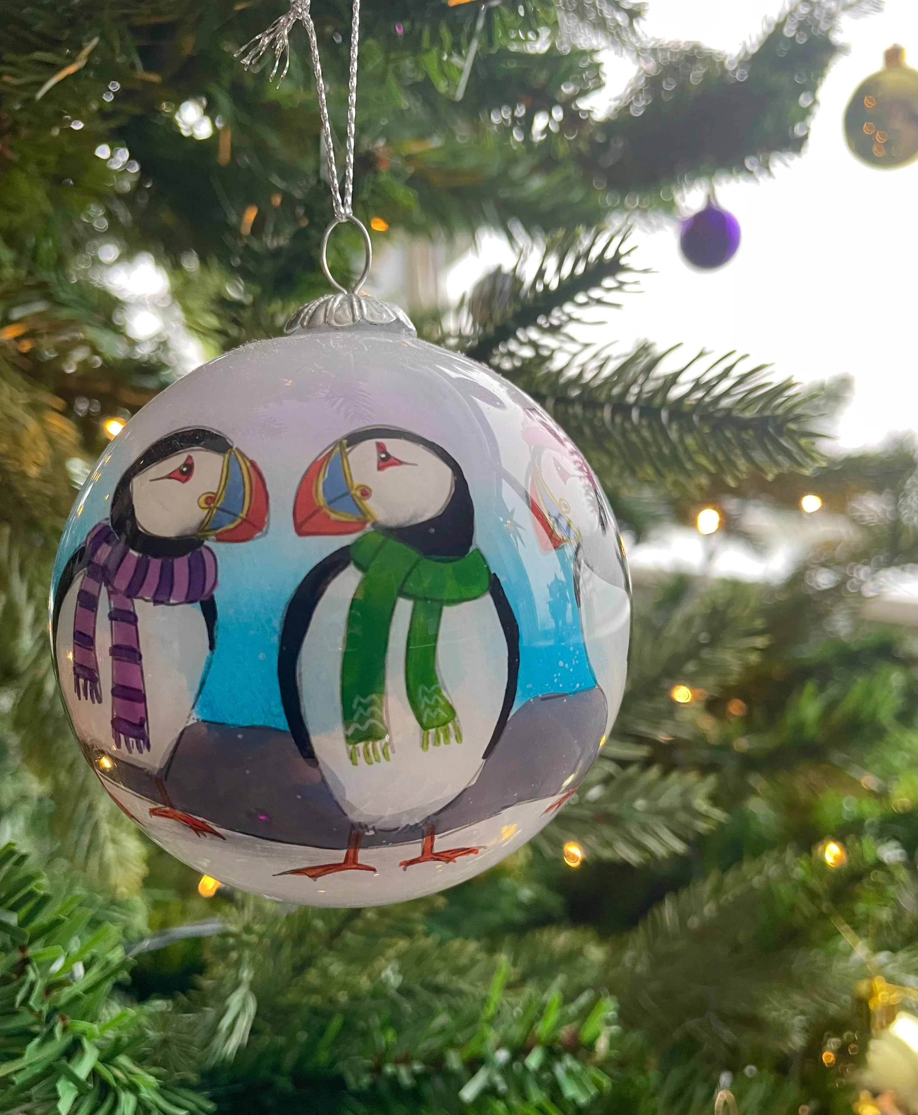 Glass Bauble - Lundi FJORD