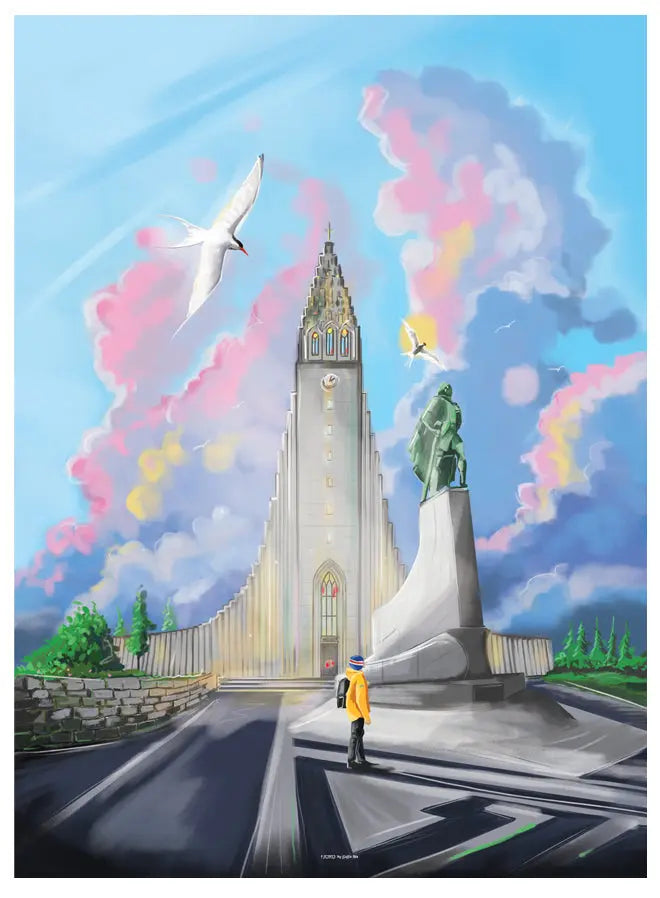 Poster - Hallgrímskirkja FJORD