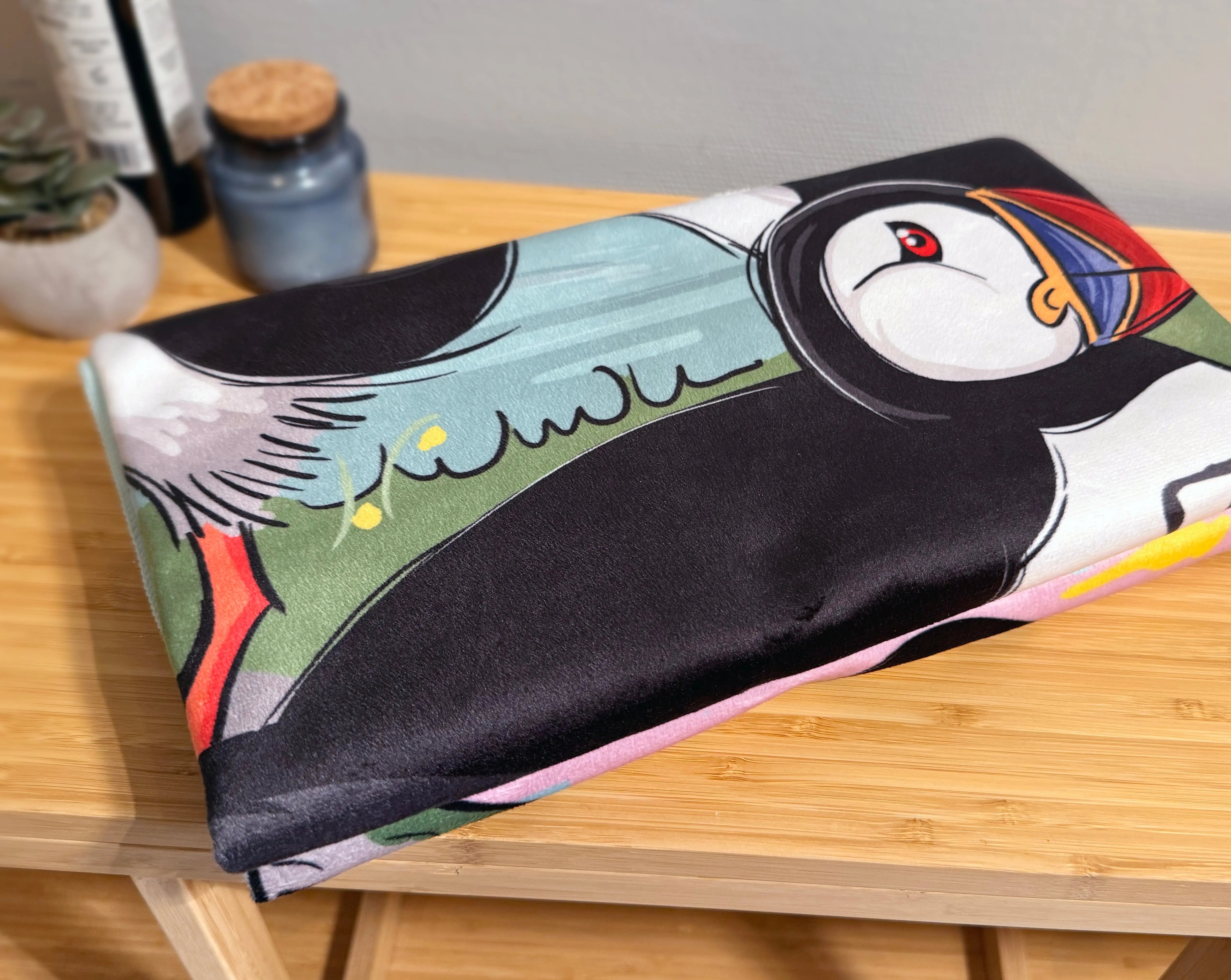 Bath Towel - Lundar við útsýni FJORD