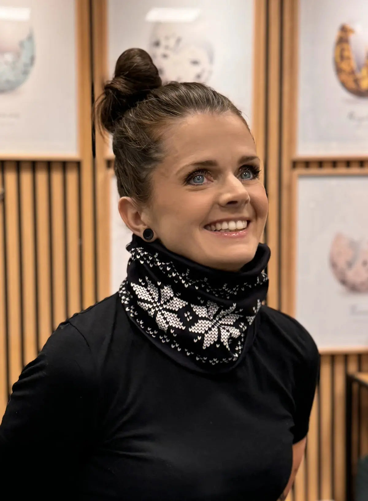 Bandana Tube - Stjörna Faroese knitting pattern FJORD