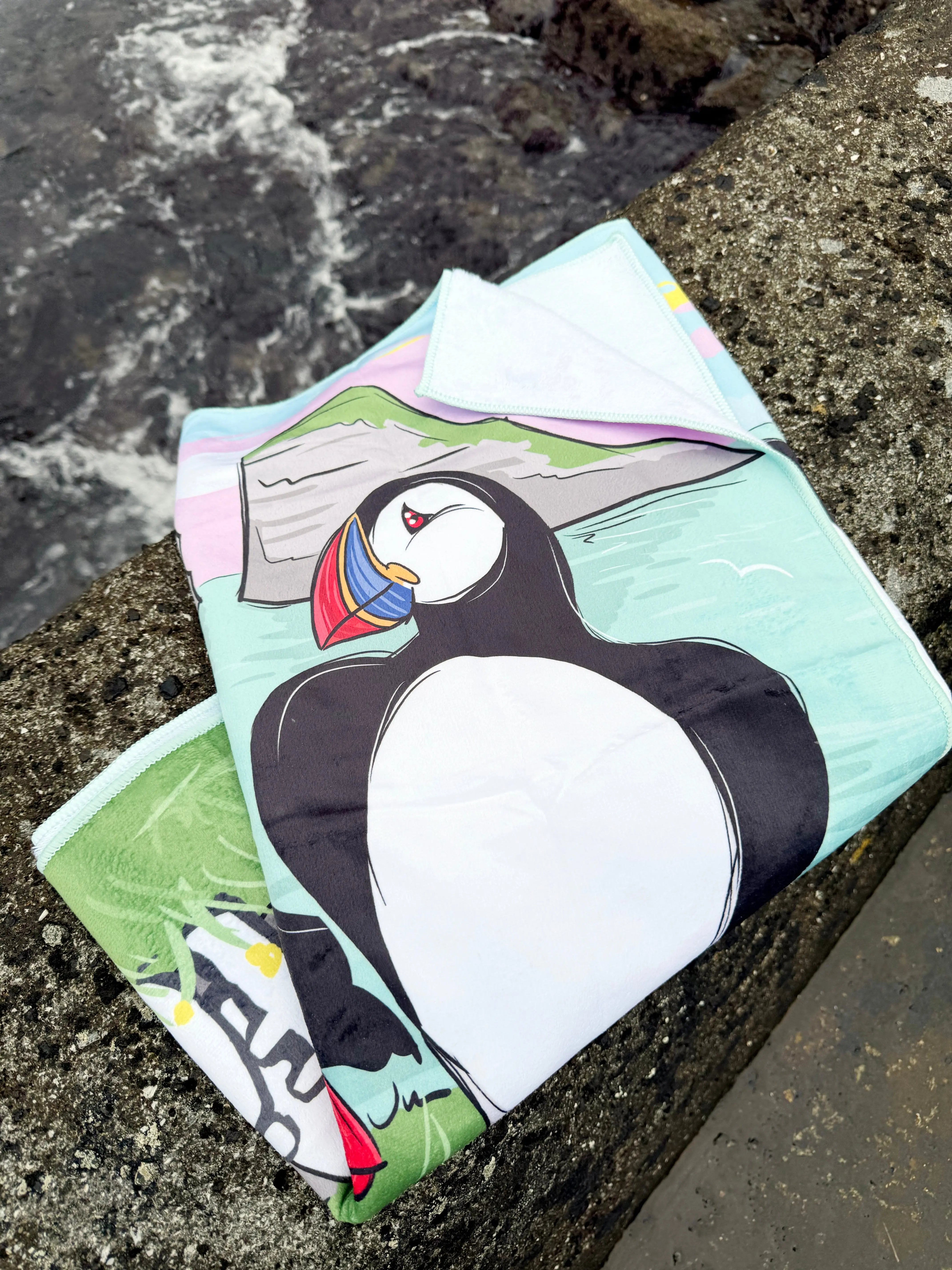 Bath Towel - Lundar við útsýni FJORD