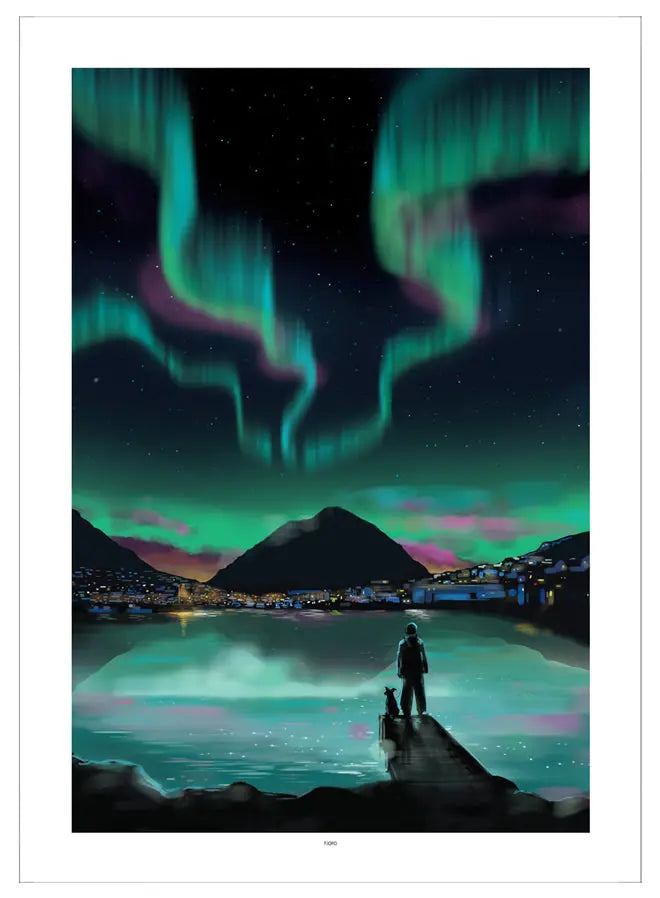 Poster - Norðlýsið FJORD