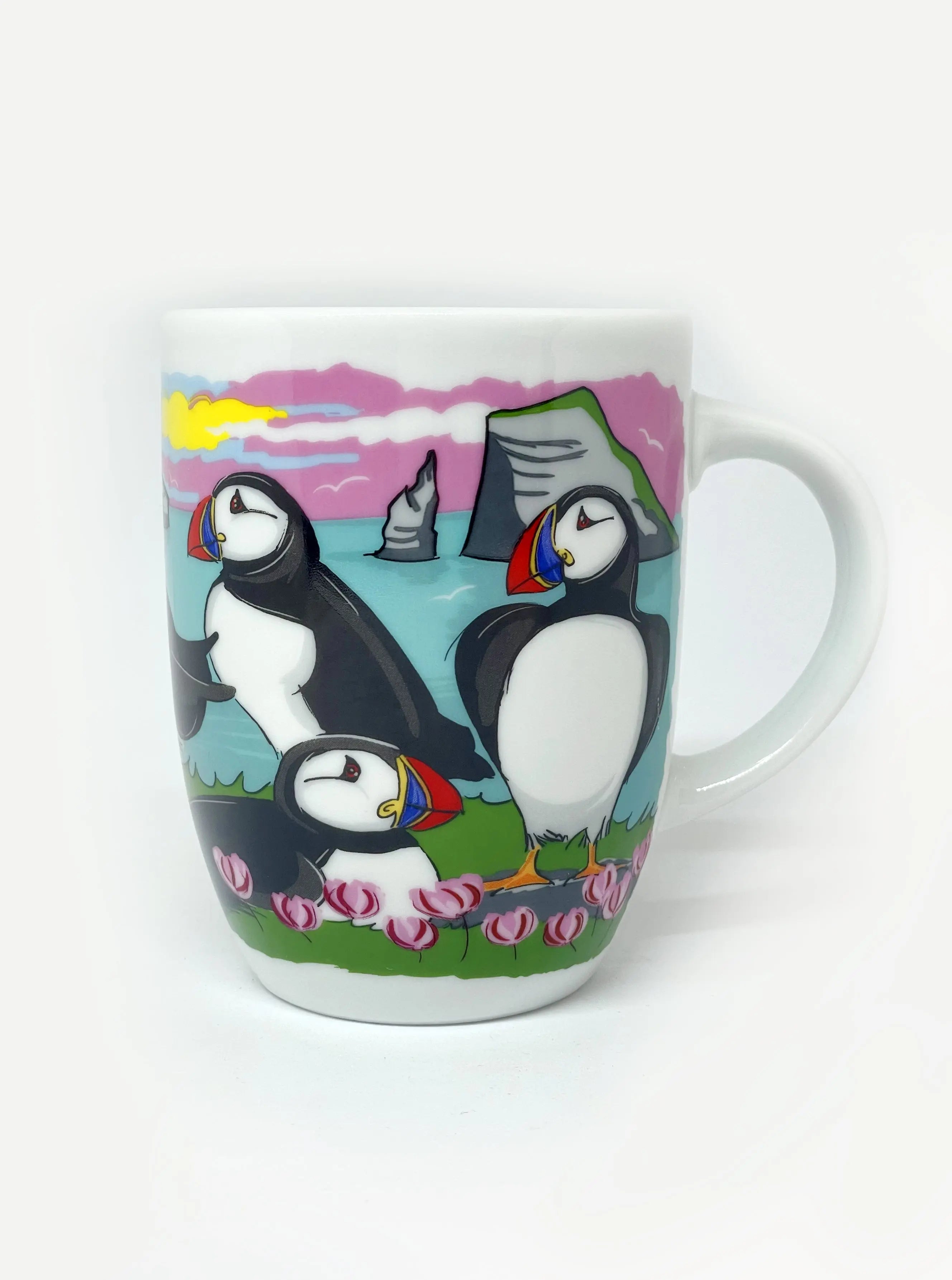 Puffin mug - Fine porcelain FJORD