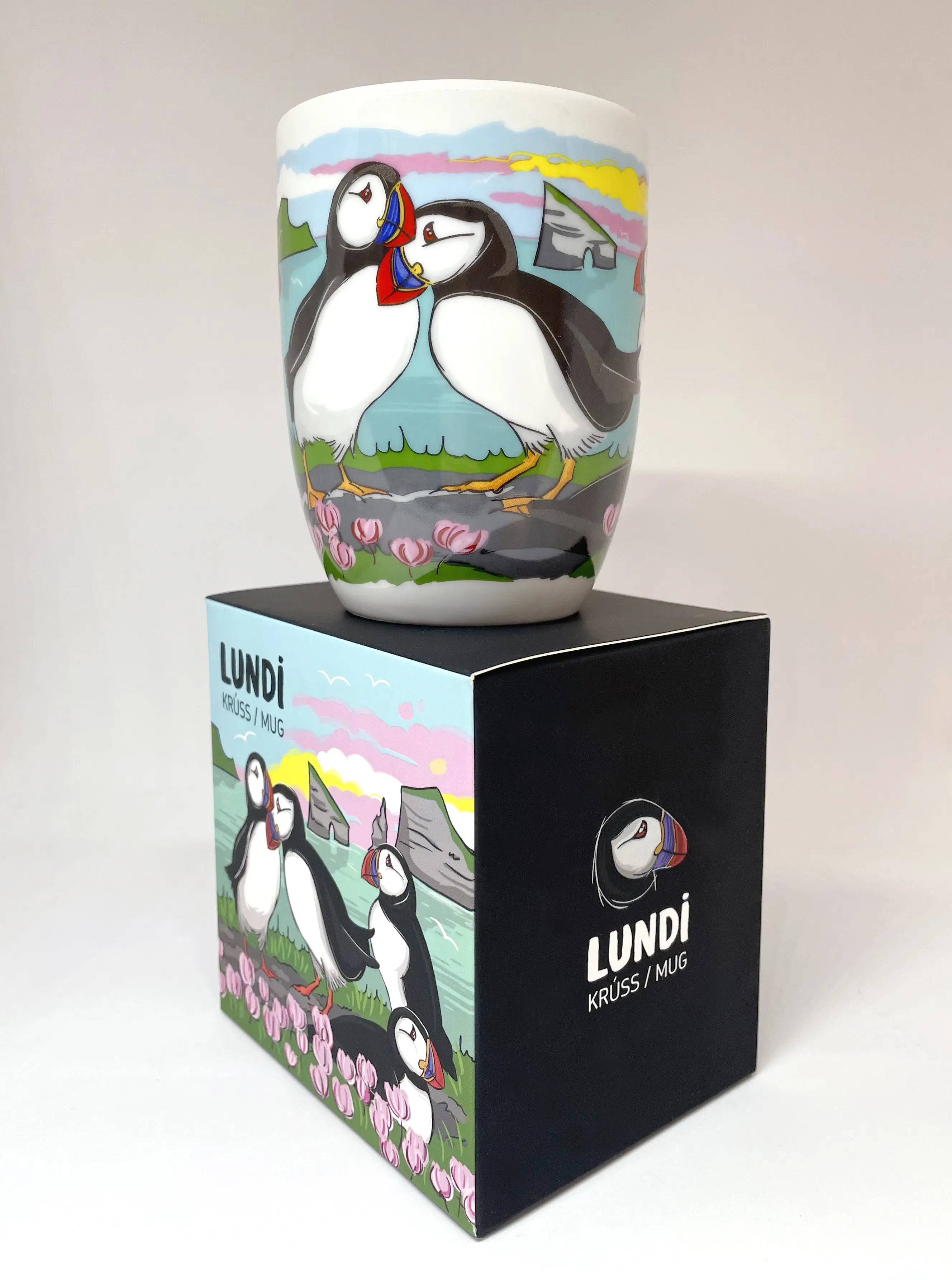 Puffin mug - Fine porcelain FJORD