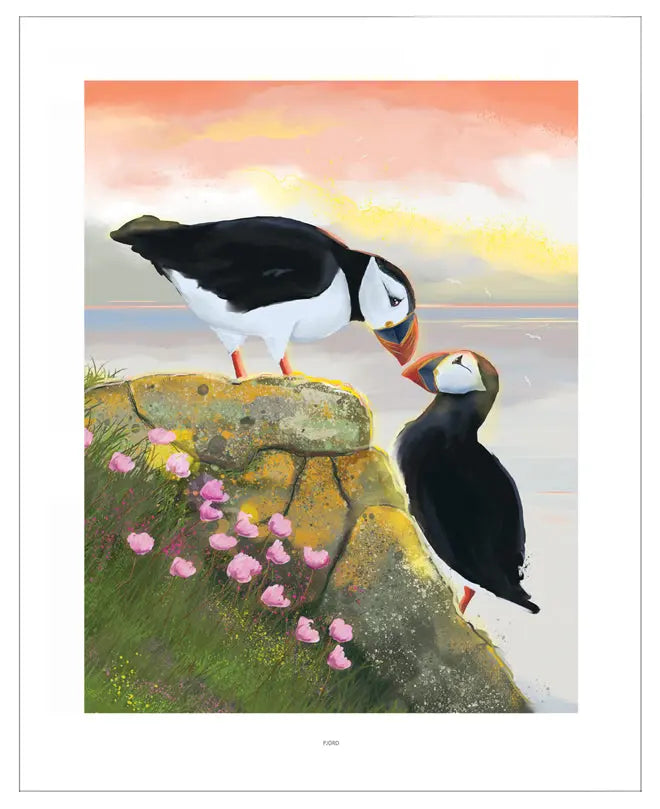 Poster - Ásttiknir lundar FJORD