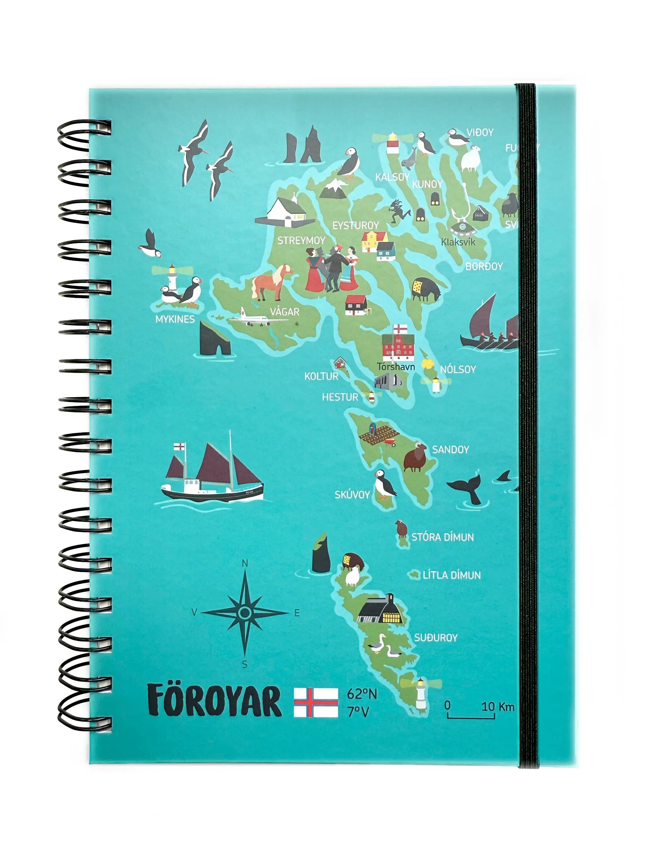 Notebook - Föroyakort FJORD