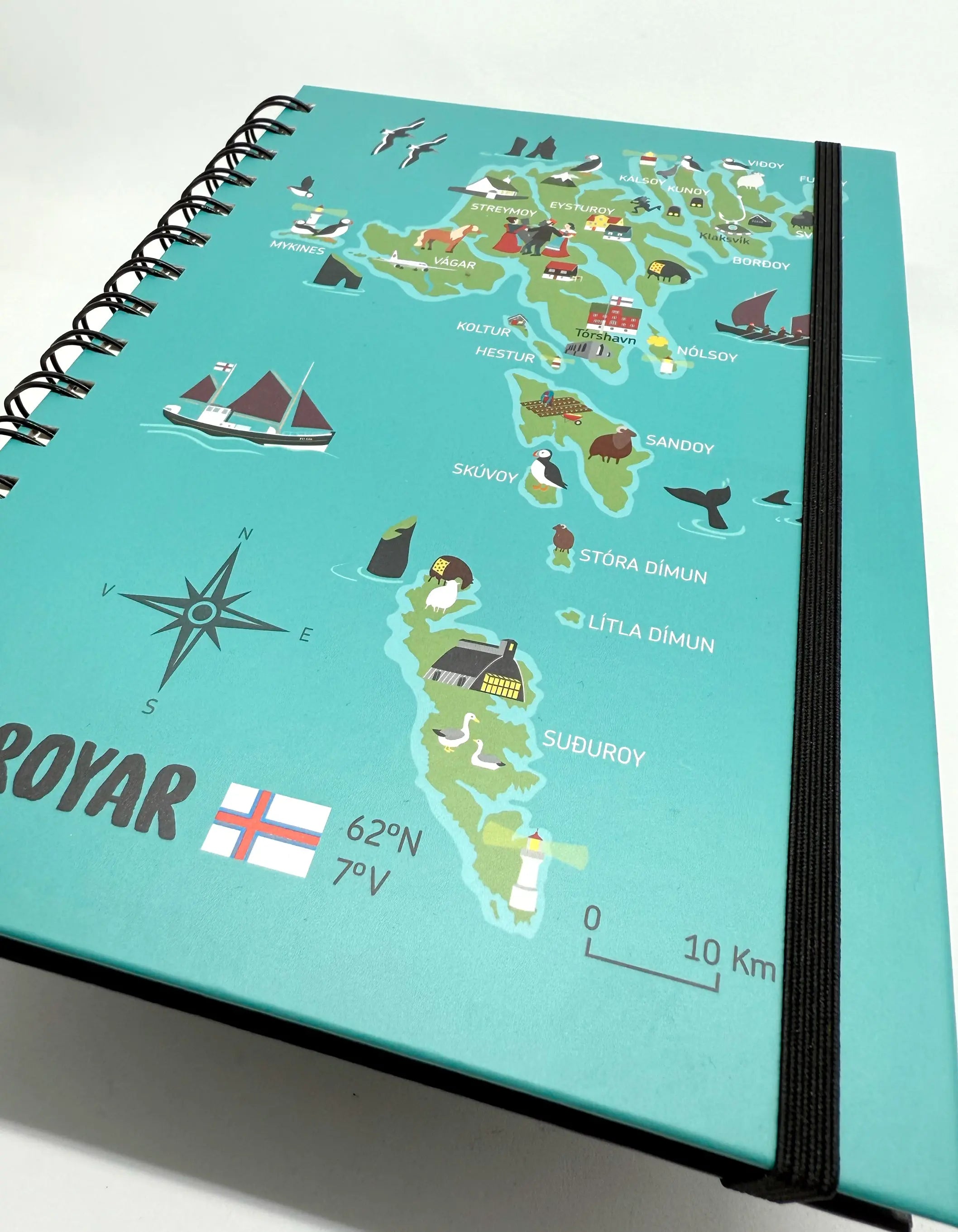 Notebook - Föroyakort FJORD