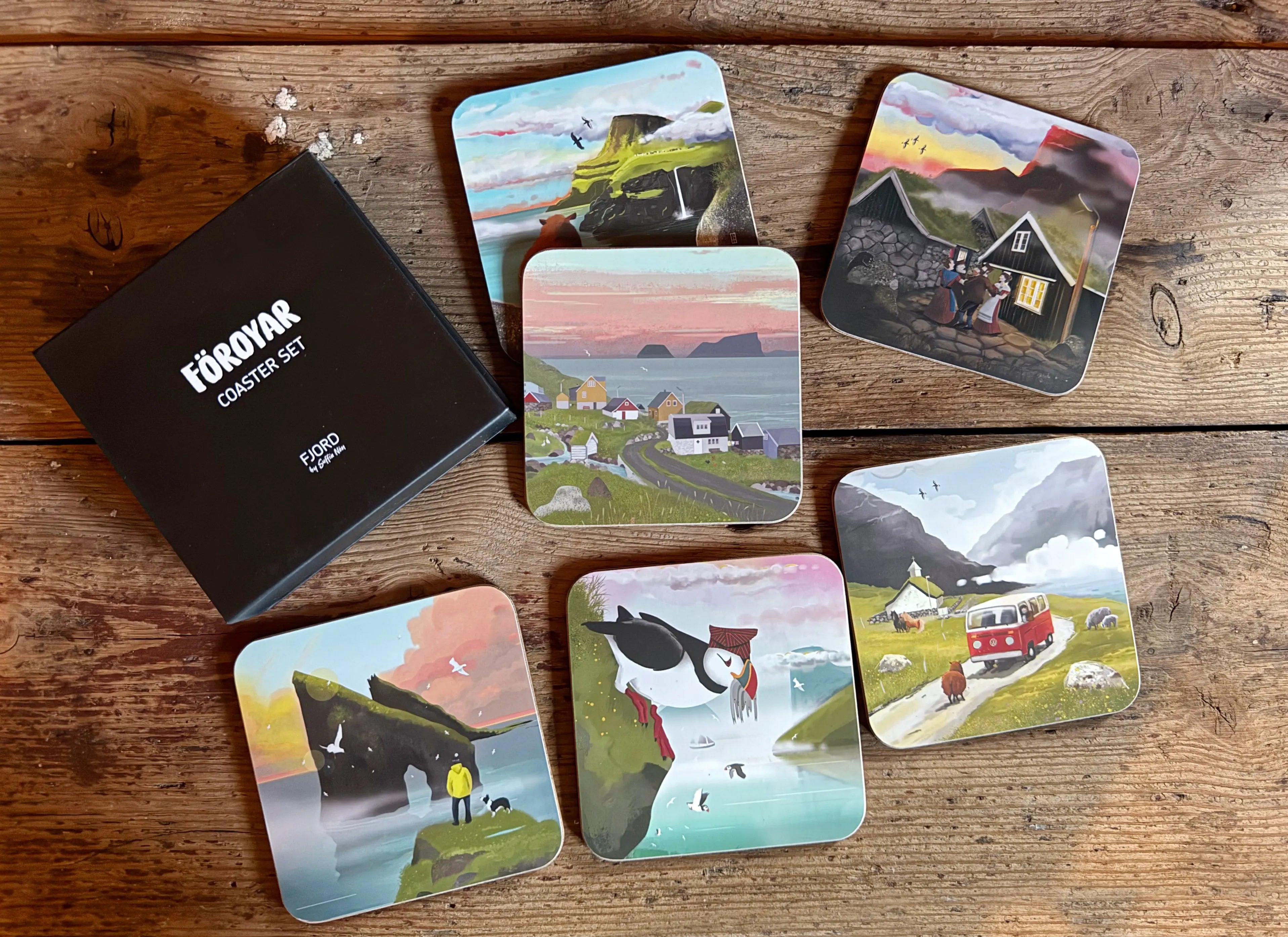 Coaster Set - Föroyar FJORD