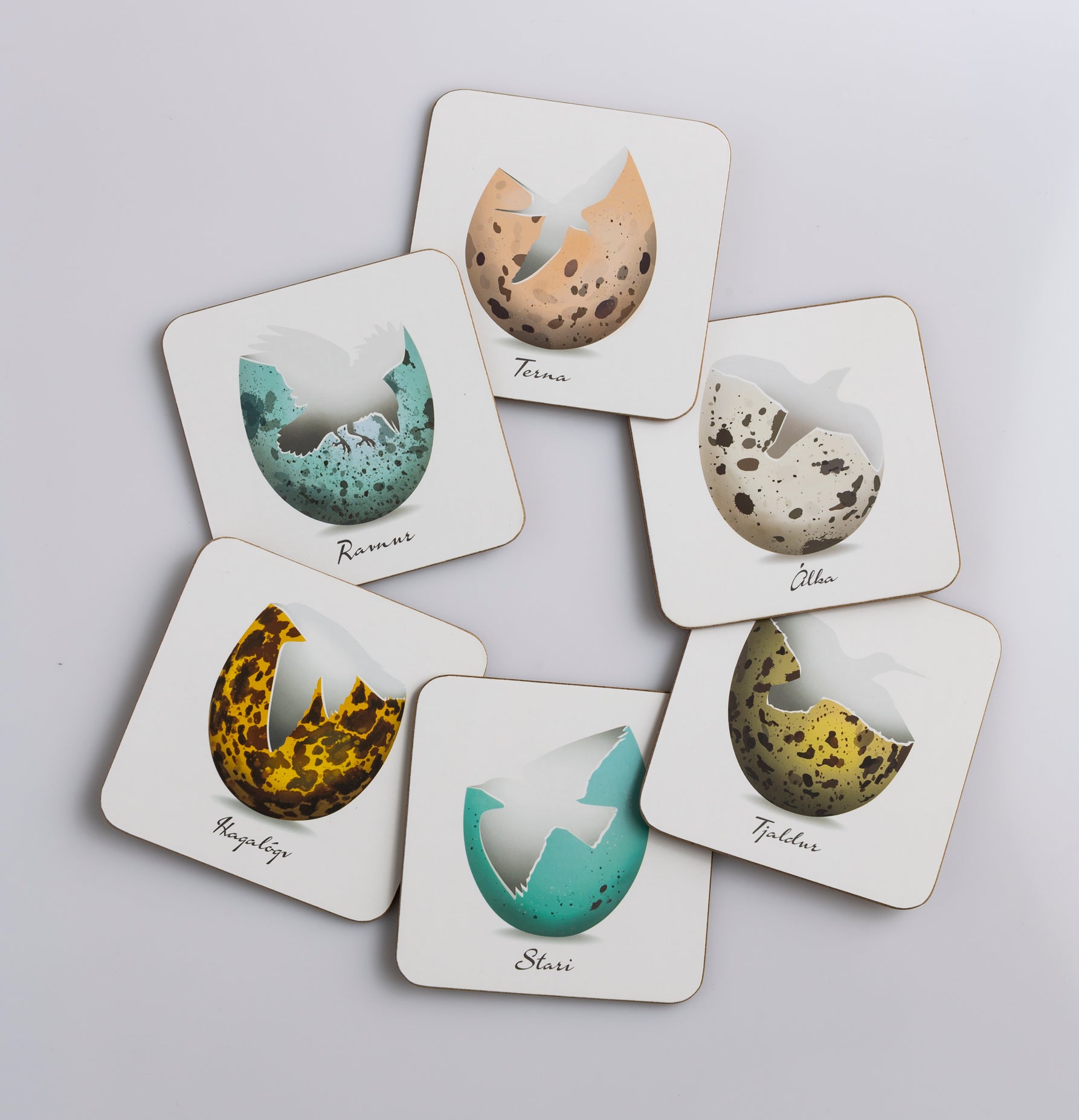 Coaster Set - Egg