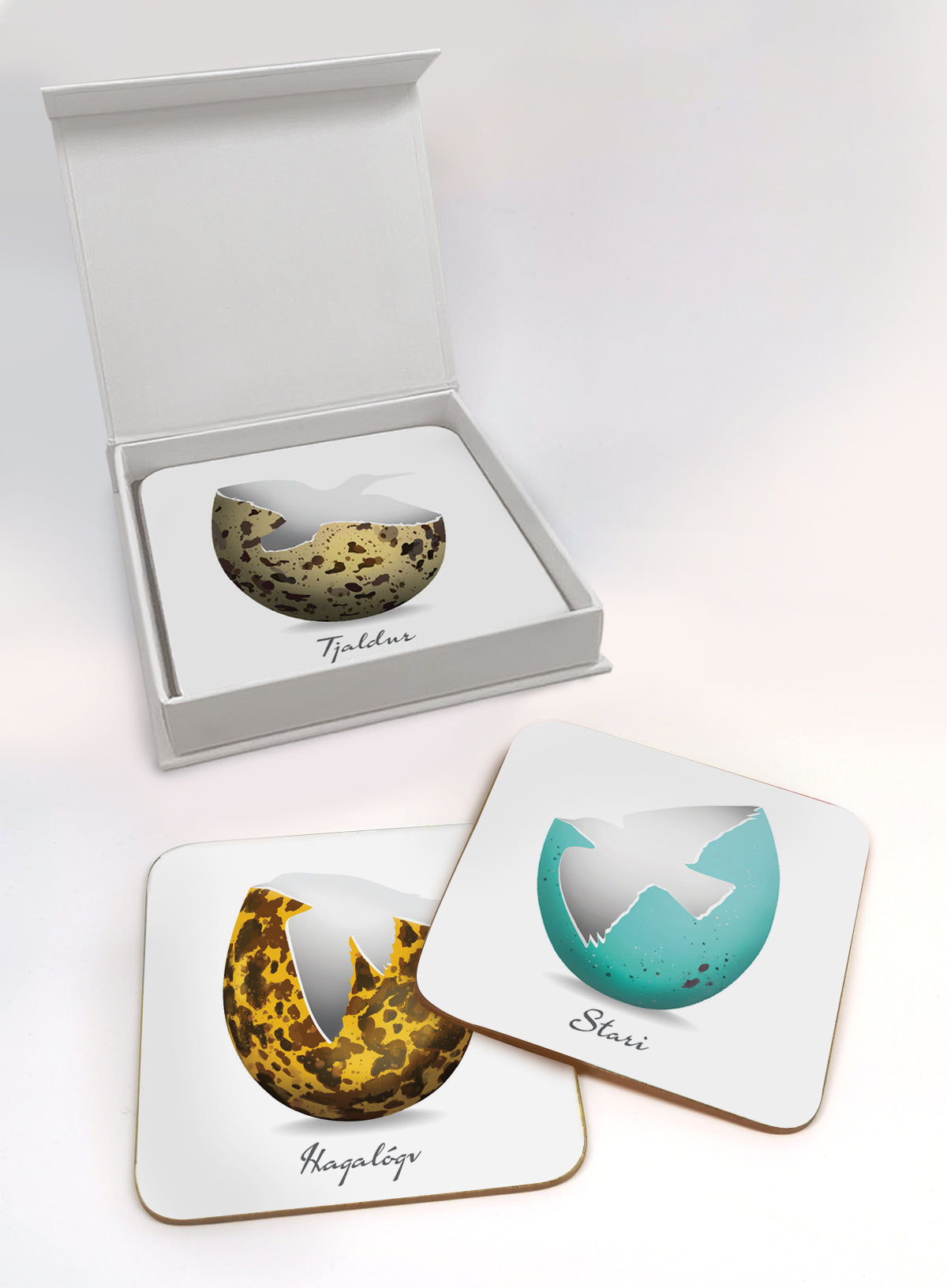 Coaster Set - Egg
