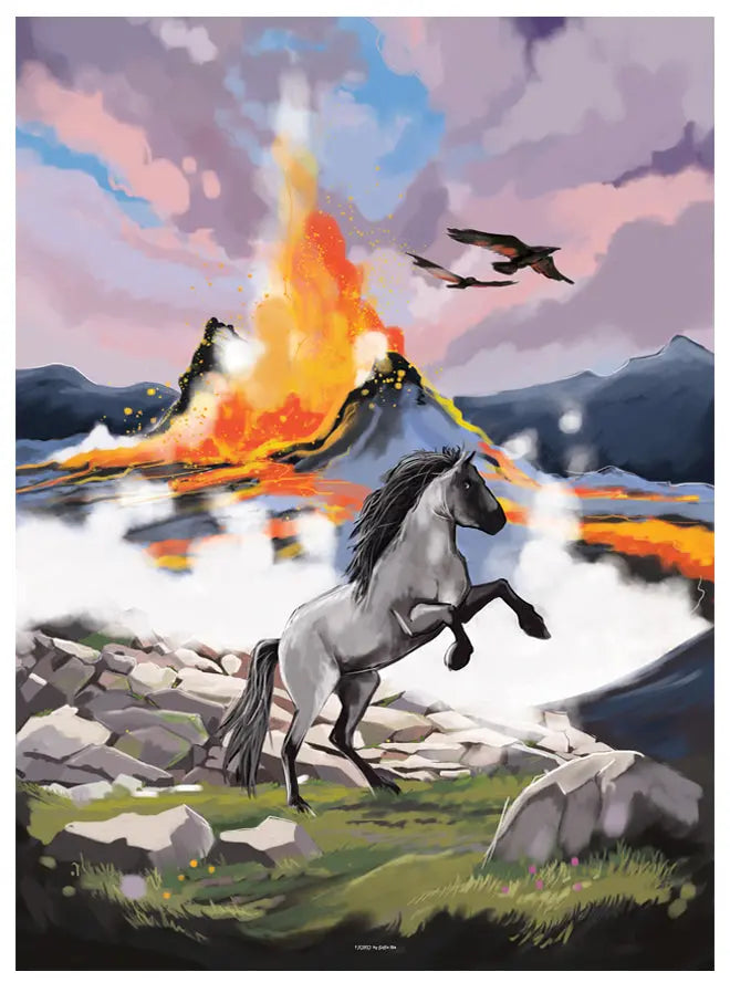 Poster - Eldgos FJORD