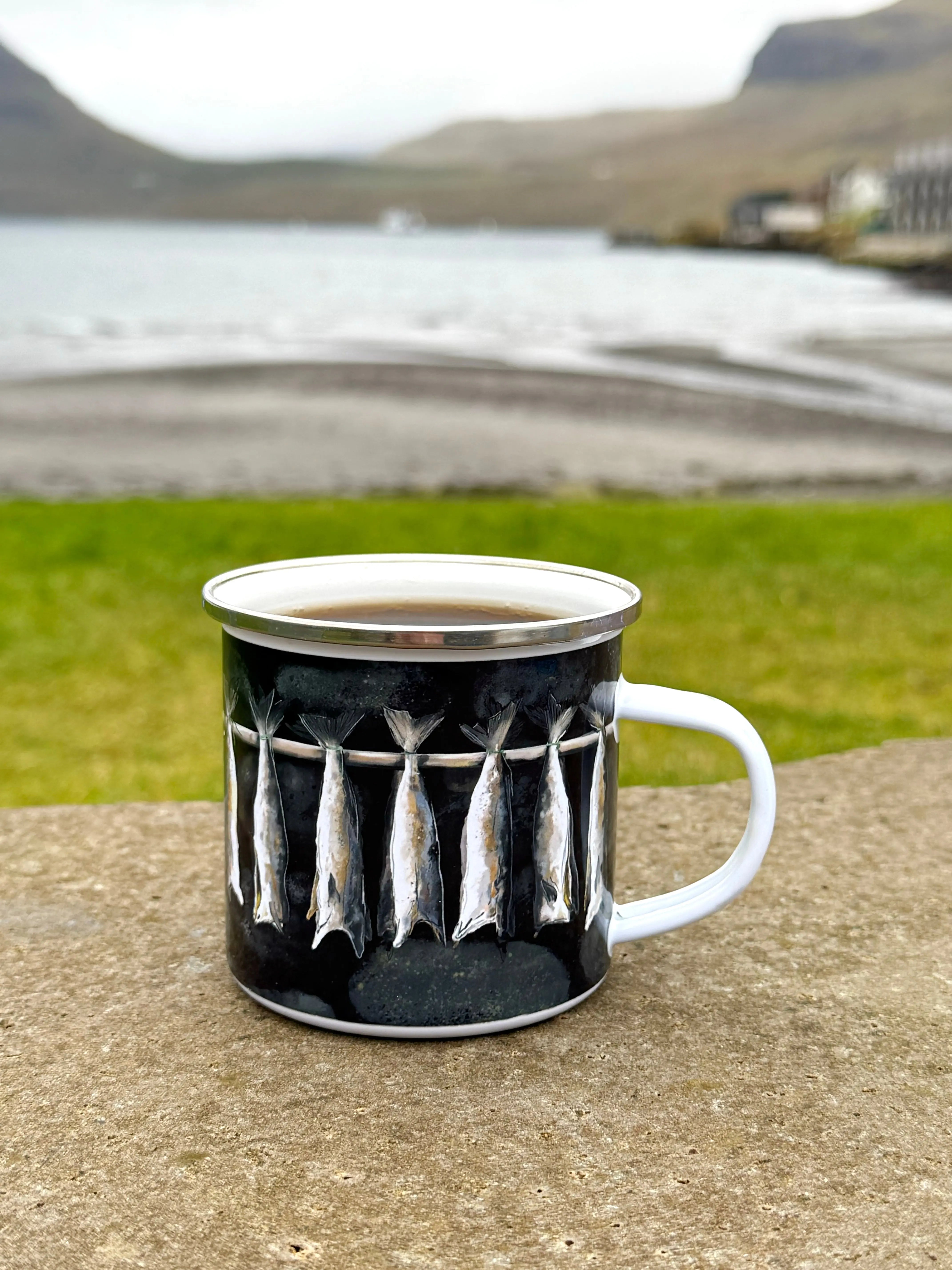 Enamel Mug - Dry fish FJORD