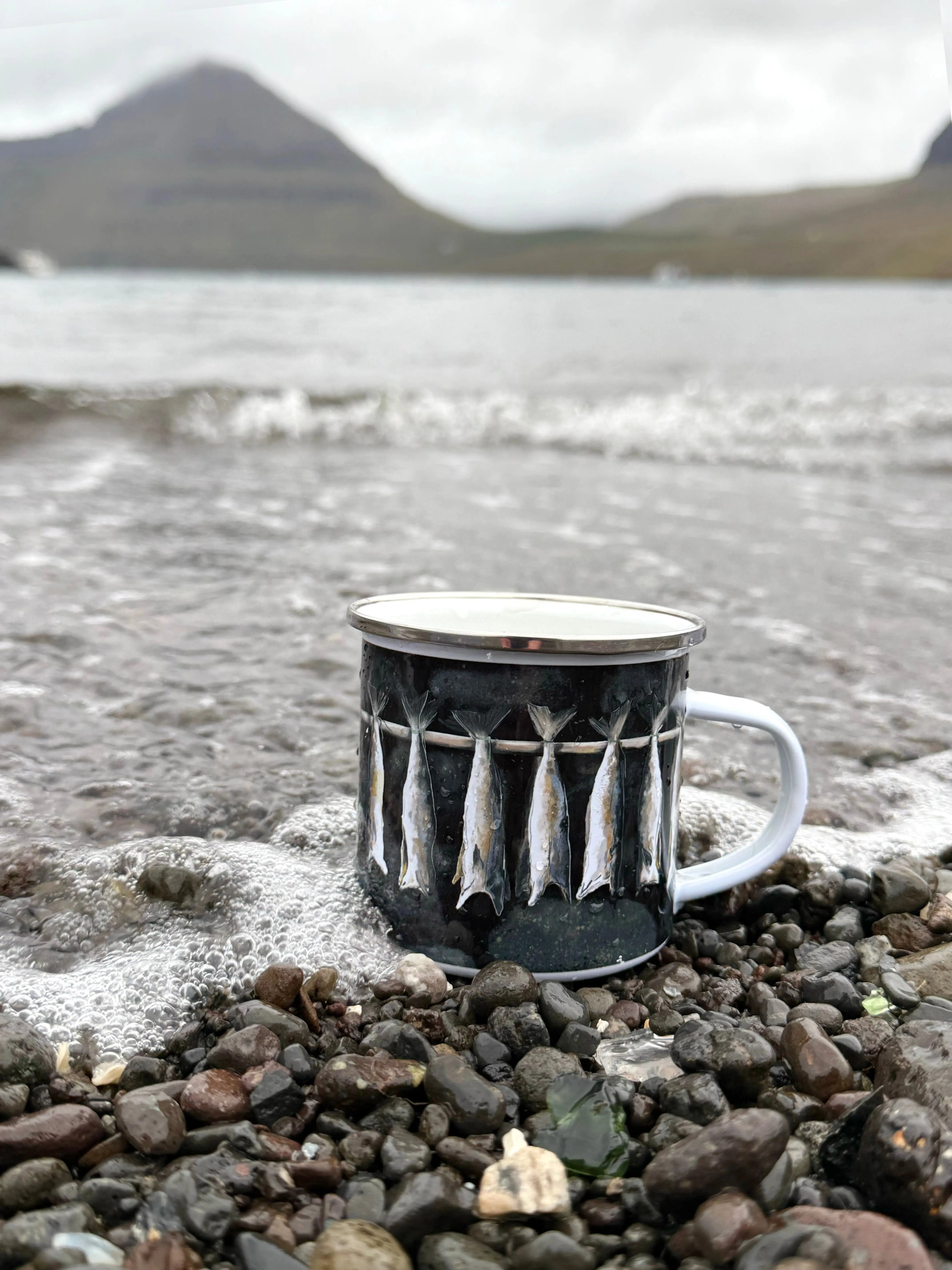 Enamel Mug - Dry fish FJORD
