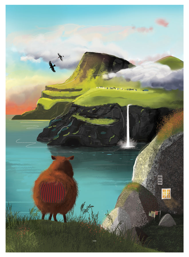 Plakat - Ævintýr (Múlafossur)