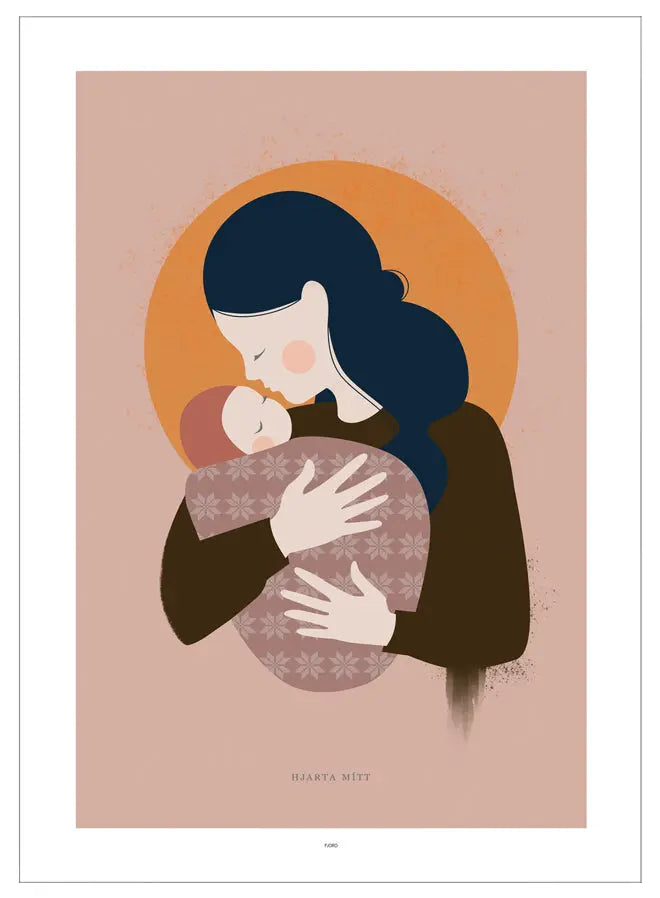 Poster - Hjarta mítt FJORD