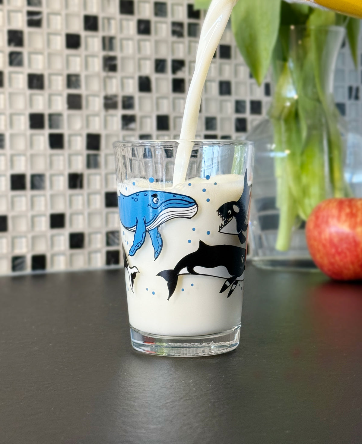Drinking Glass - Whales