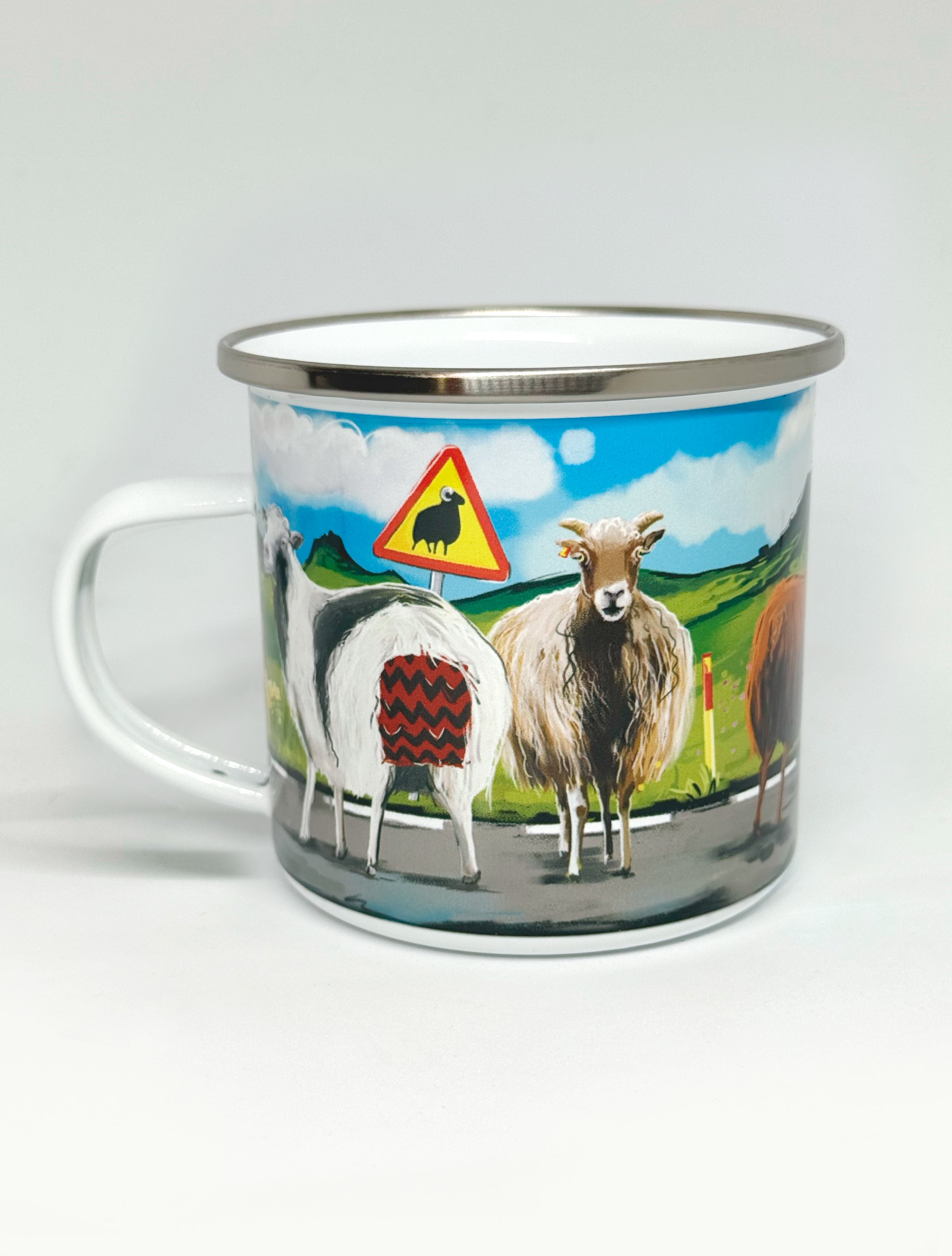 Enamel Mug - Sheep