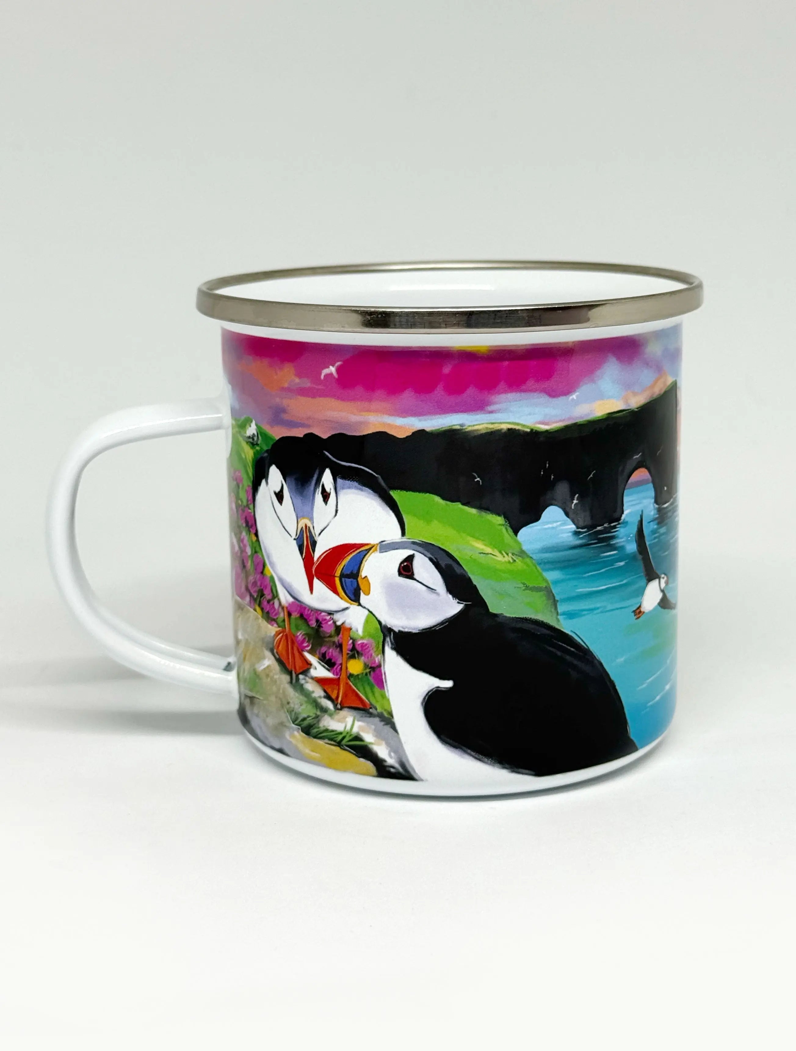 Enamel Mug - Puffin FJORD