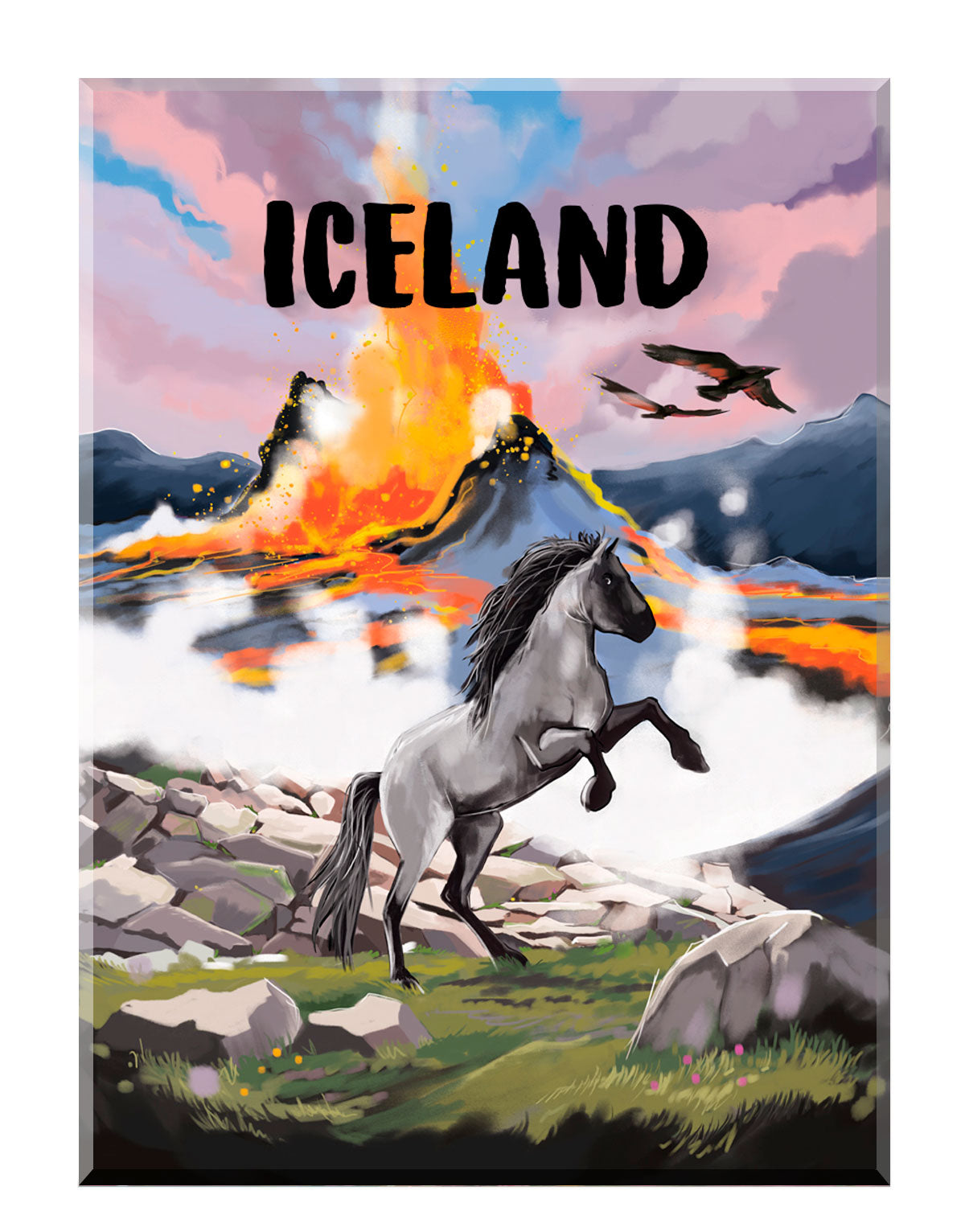 Magnet Eldgos - Iceland Fjord