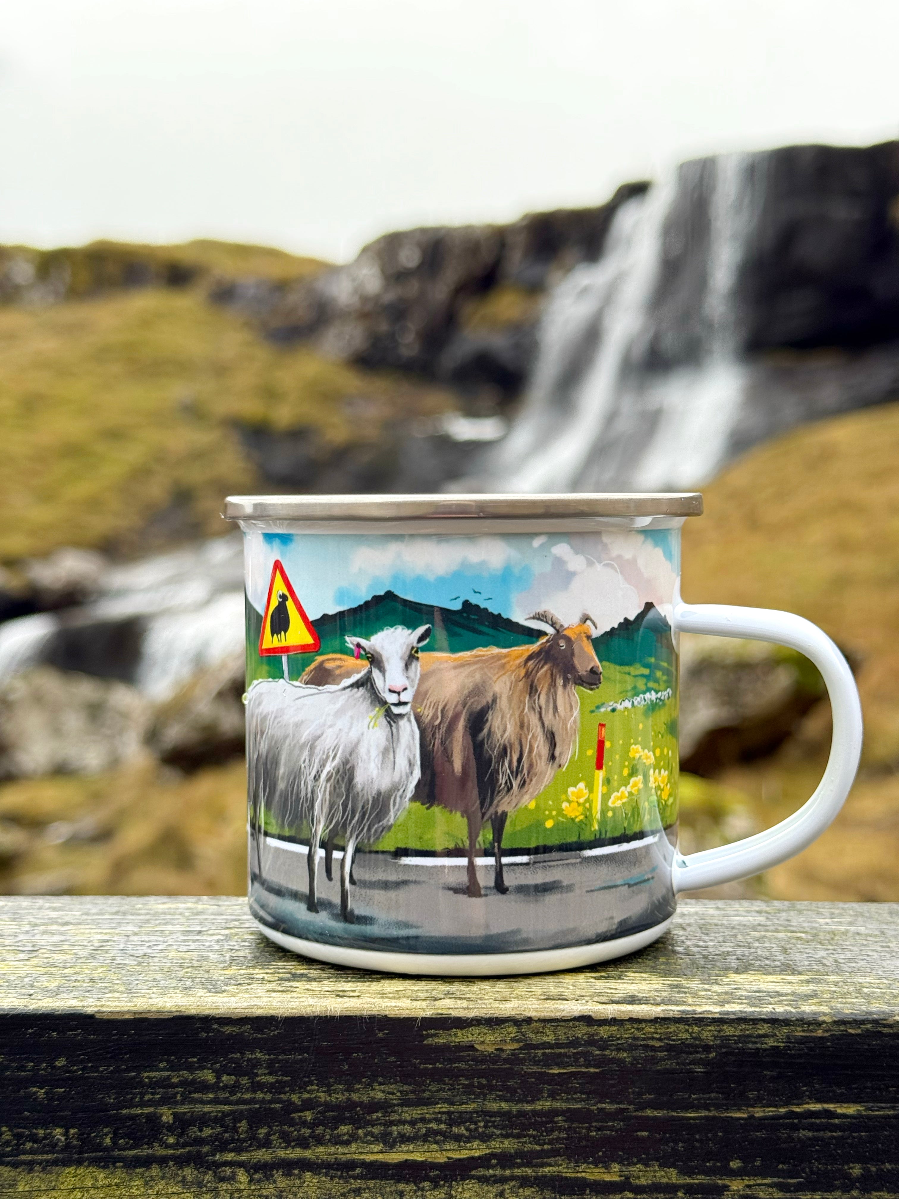 Enamel Mug - Sheep