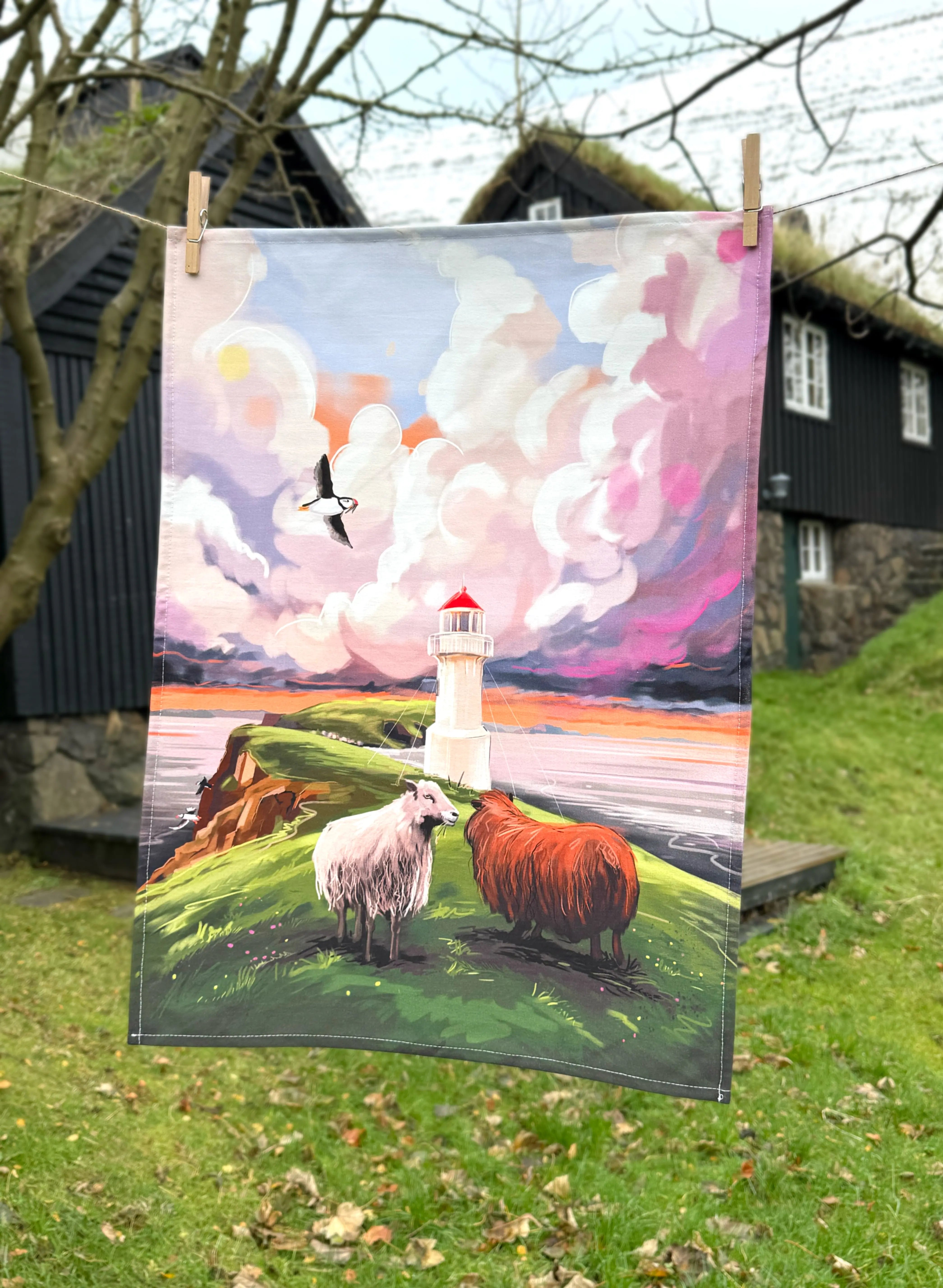 Tea Towel - Mykines FJORD