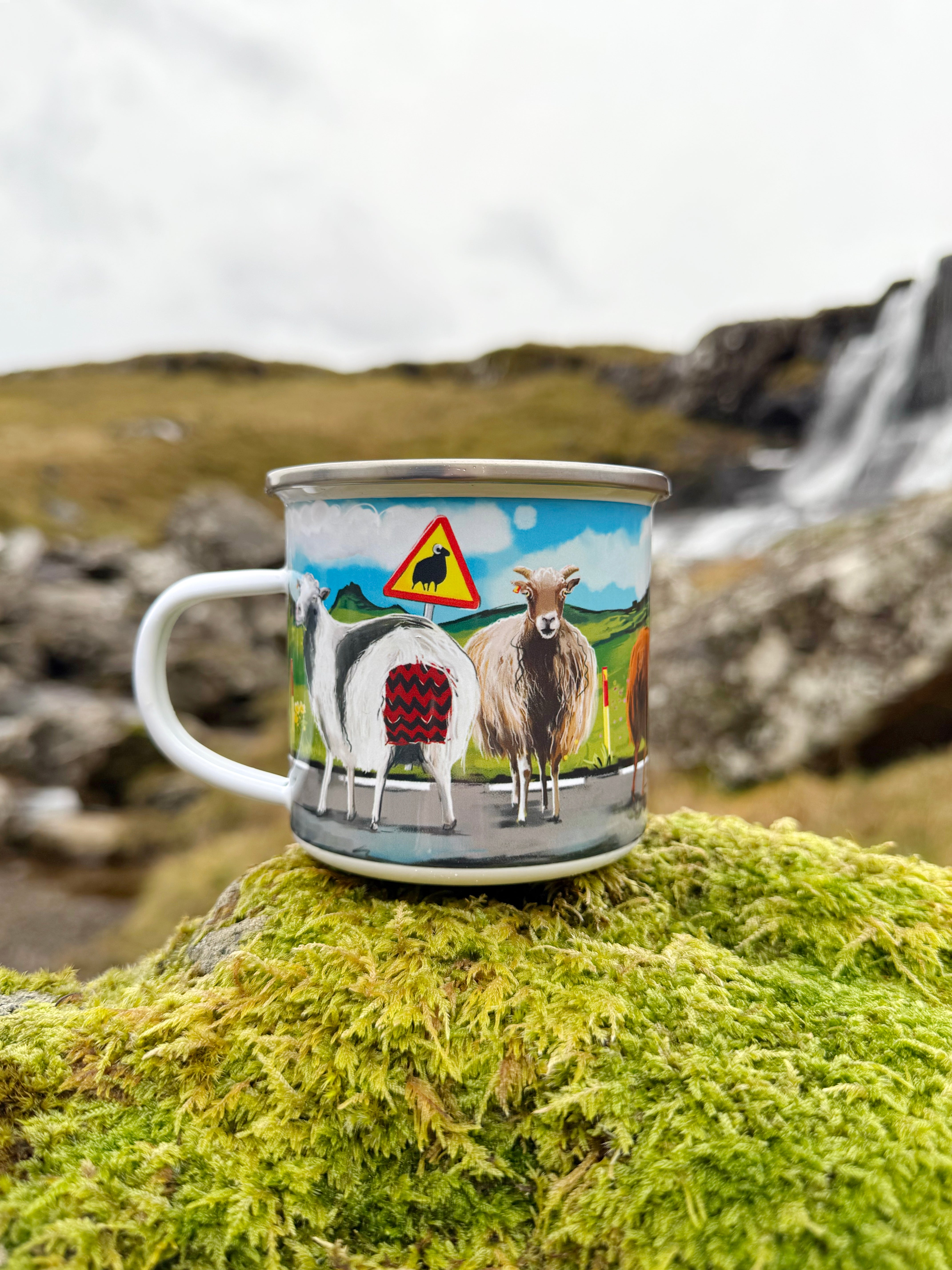 Enamel Mug - Sheep