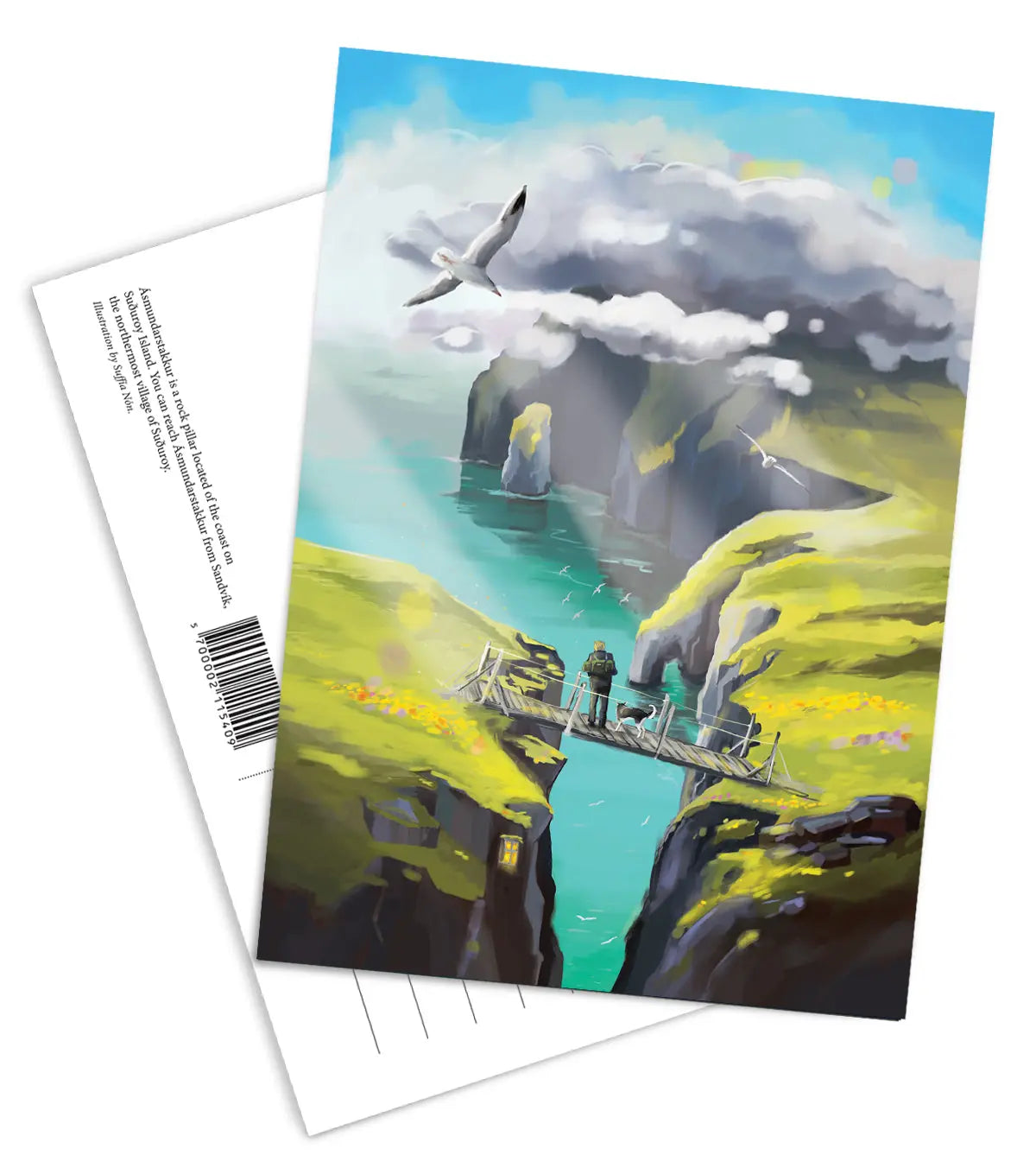 Postcard - Ásmundarstakkur FJORD