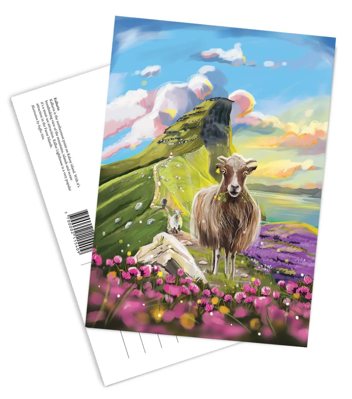 Postcard - Kallurin FJORD