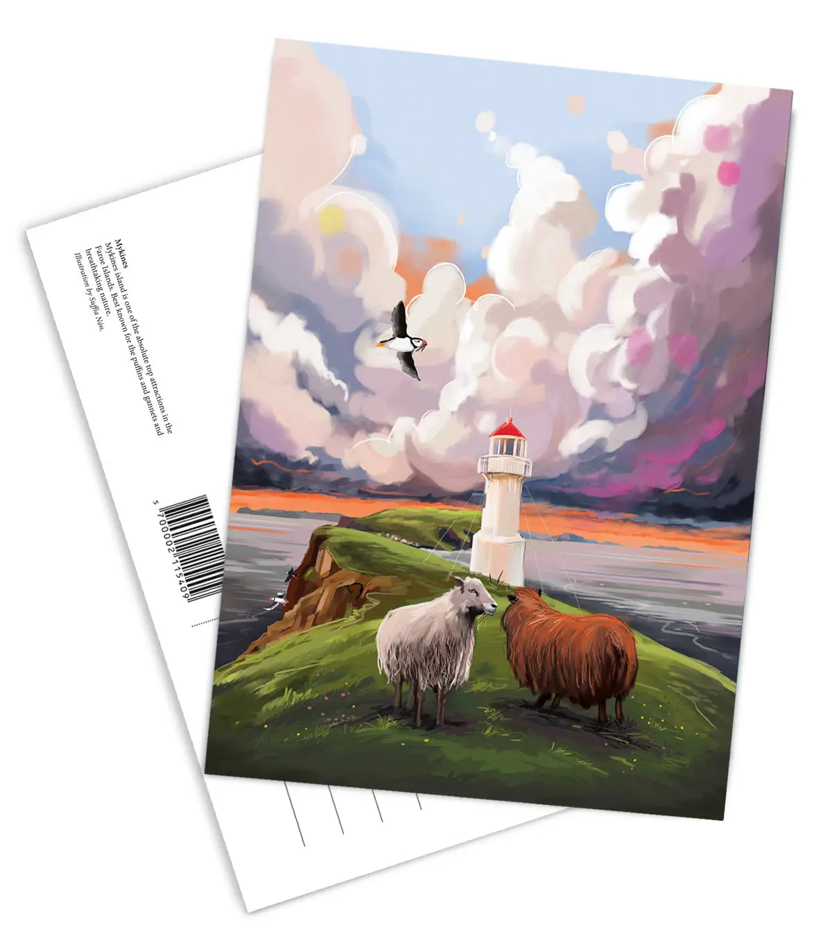 Postcard - Mykines FJORD