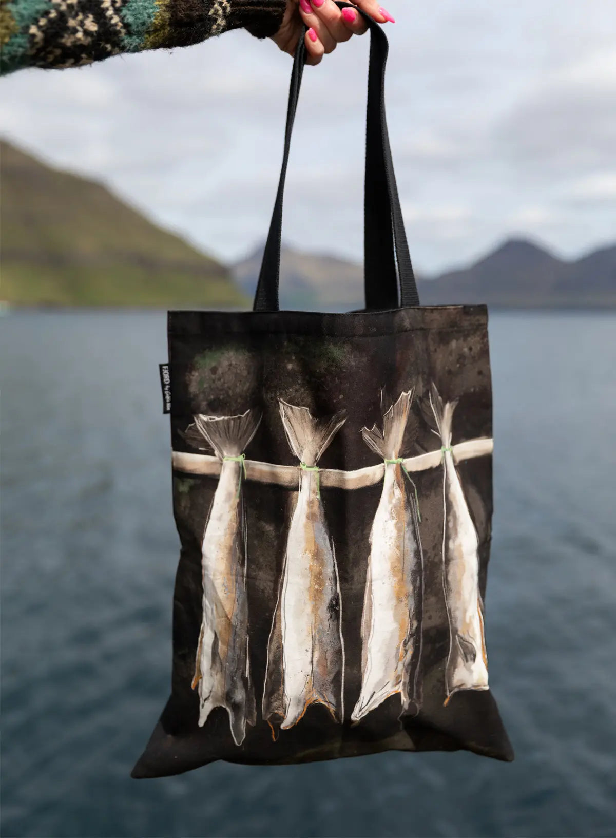 Tote bag - Ræstur fiskur FJORD