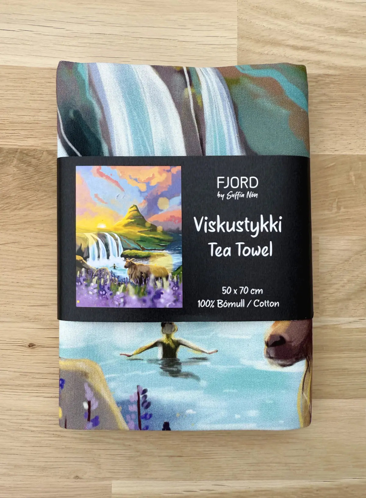 Tea towel - Kirkjufell Fjord