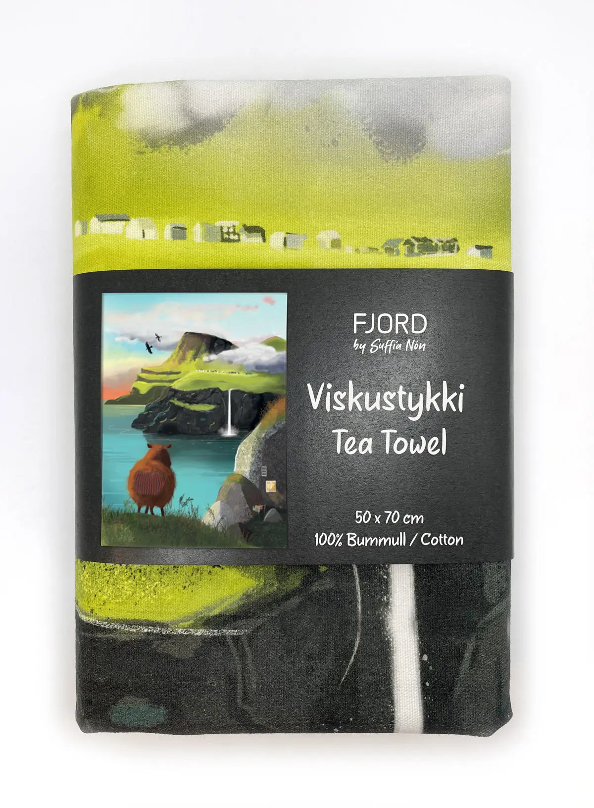 Tea Towel - Múlafossur FJORD
