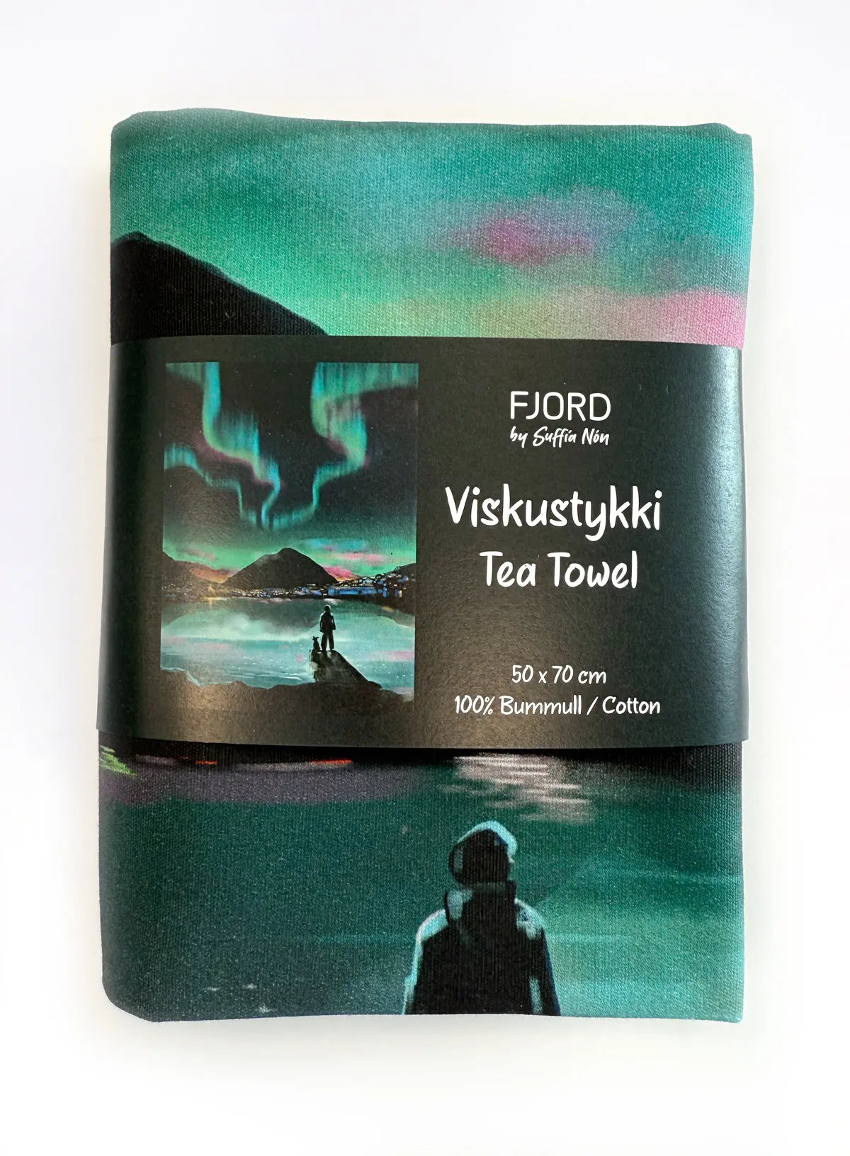Tea Towel - Norðlýsið FJORD
