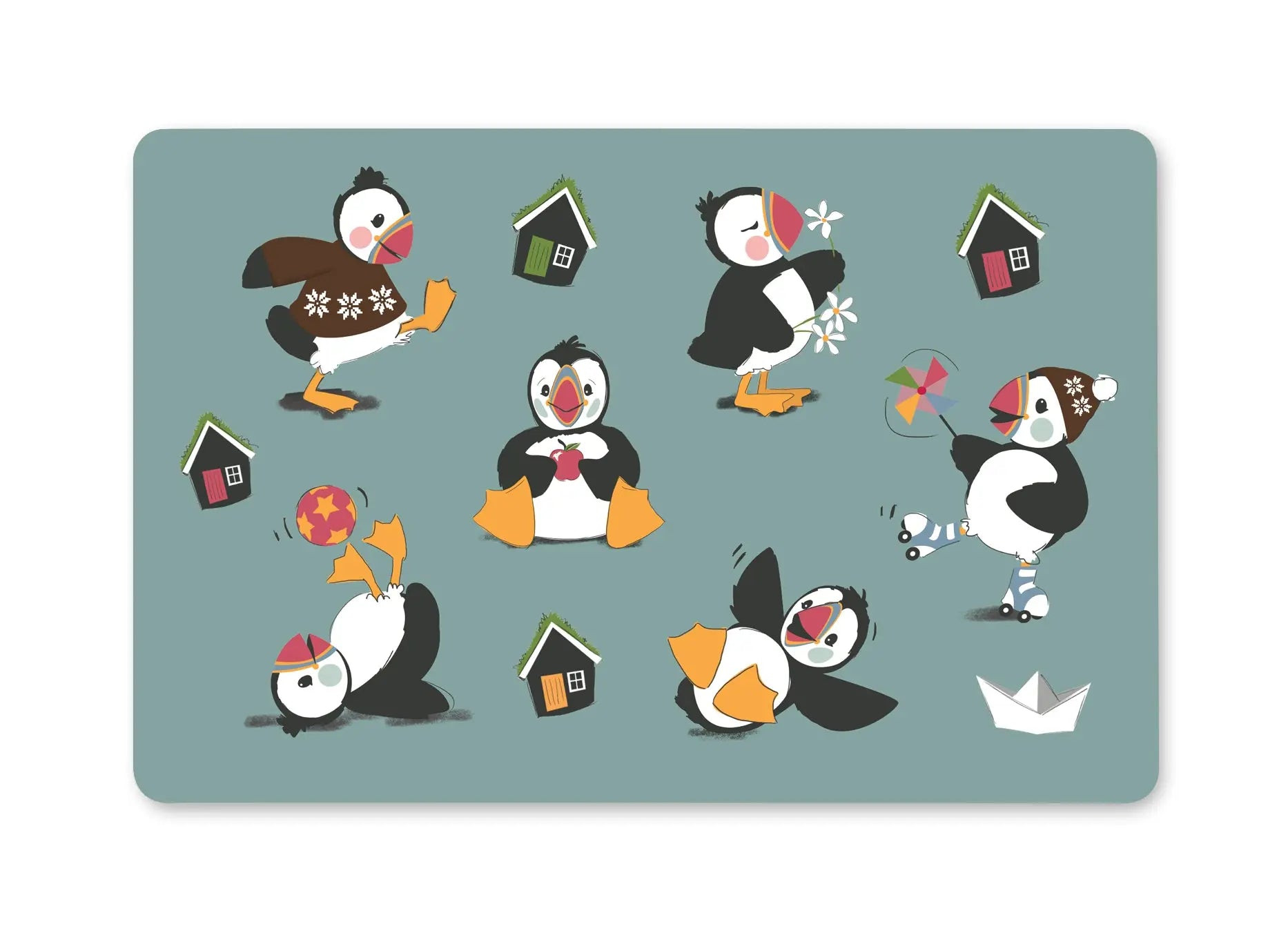 Buttering Board - Lundaland, Green FJORD