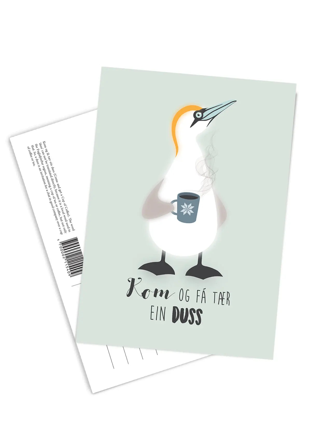 Postcard - Kom og fá tær ein duss FJORD