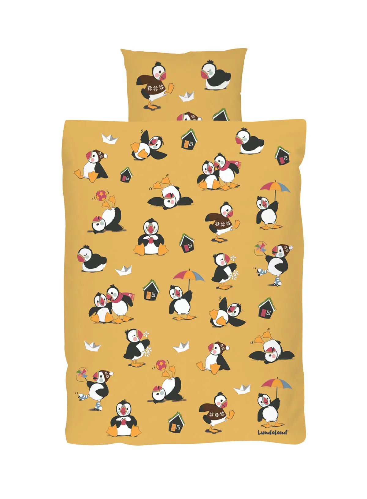 Junior Bed Linen - Yellow FJORD