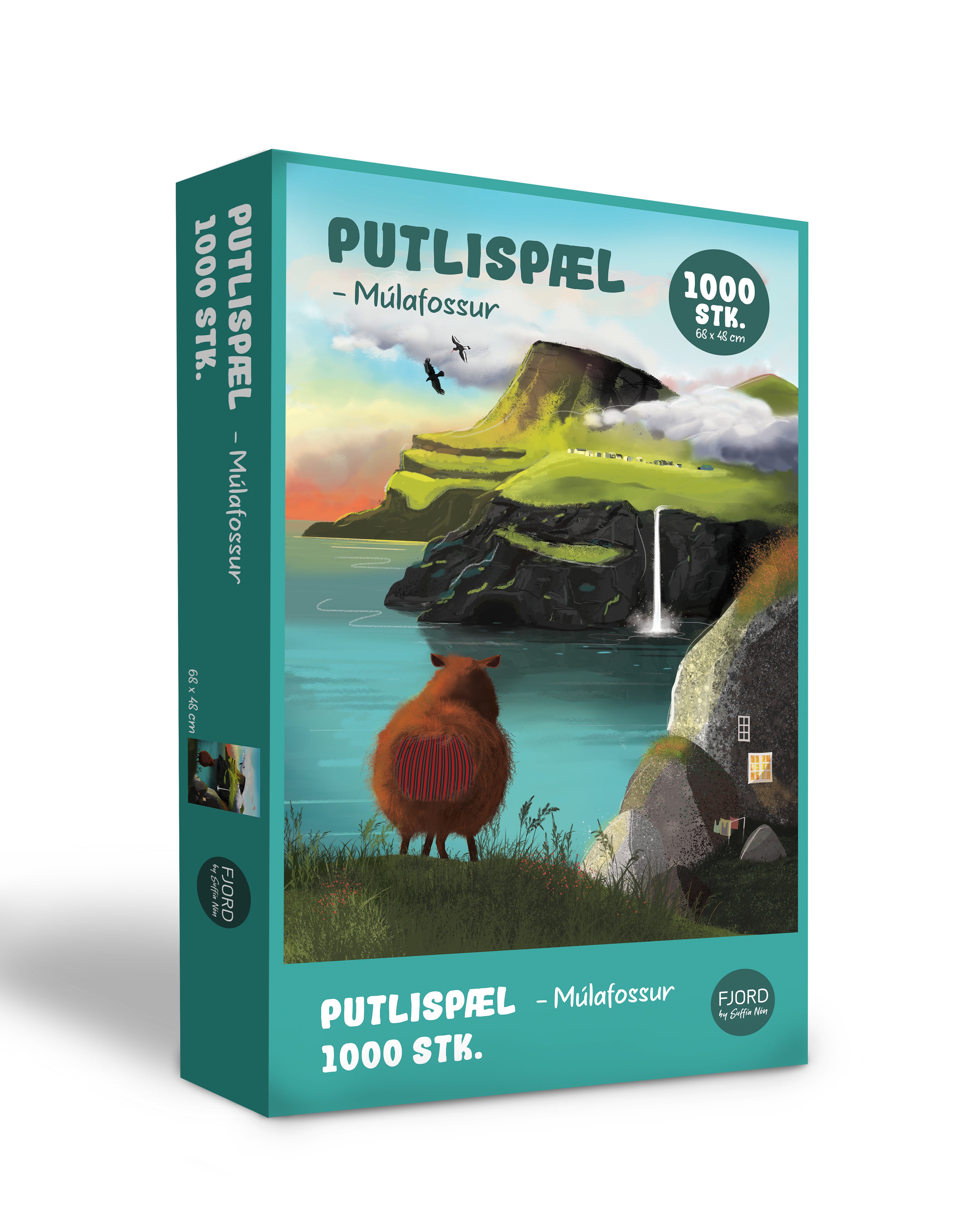 Puzzle 1000 pcs. - Múlafossur