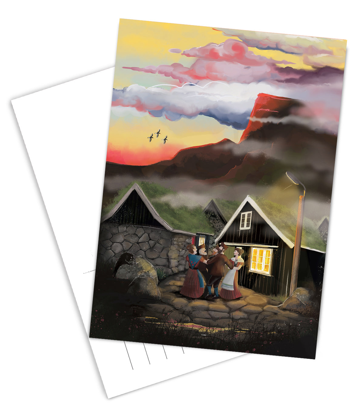 Postkort - Skýming