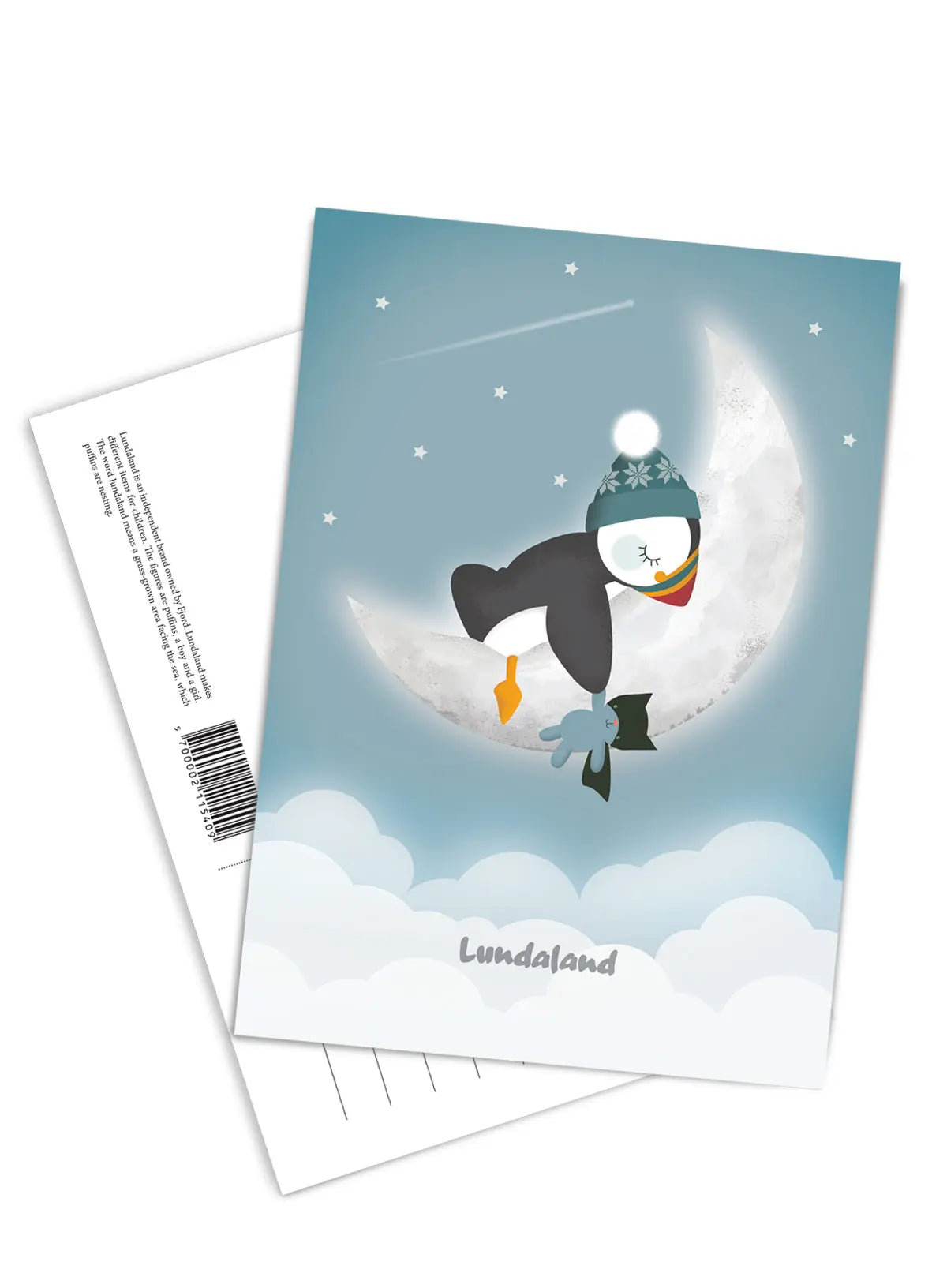 Postcard - Góða nátt lítli Lundabeiggi FJORD