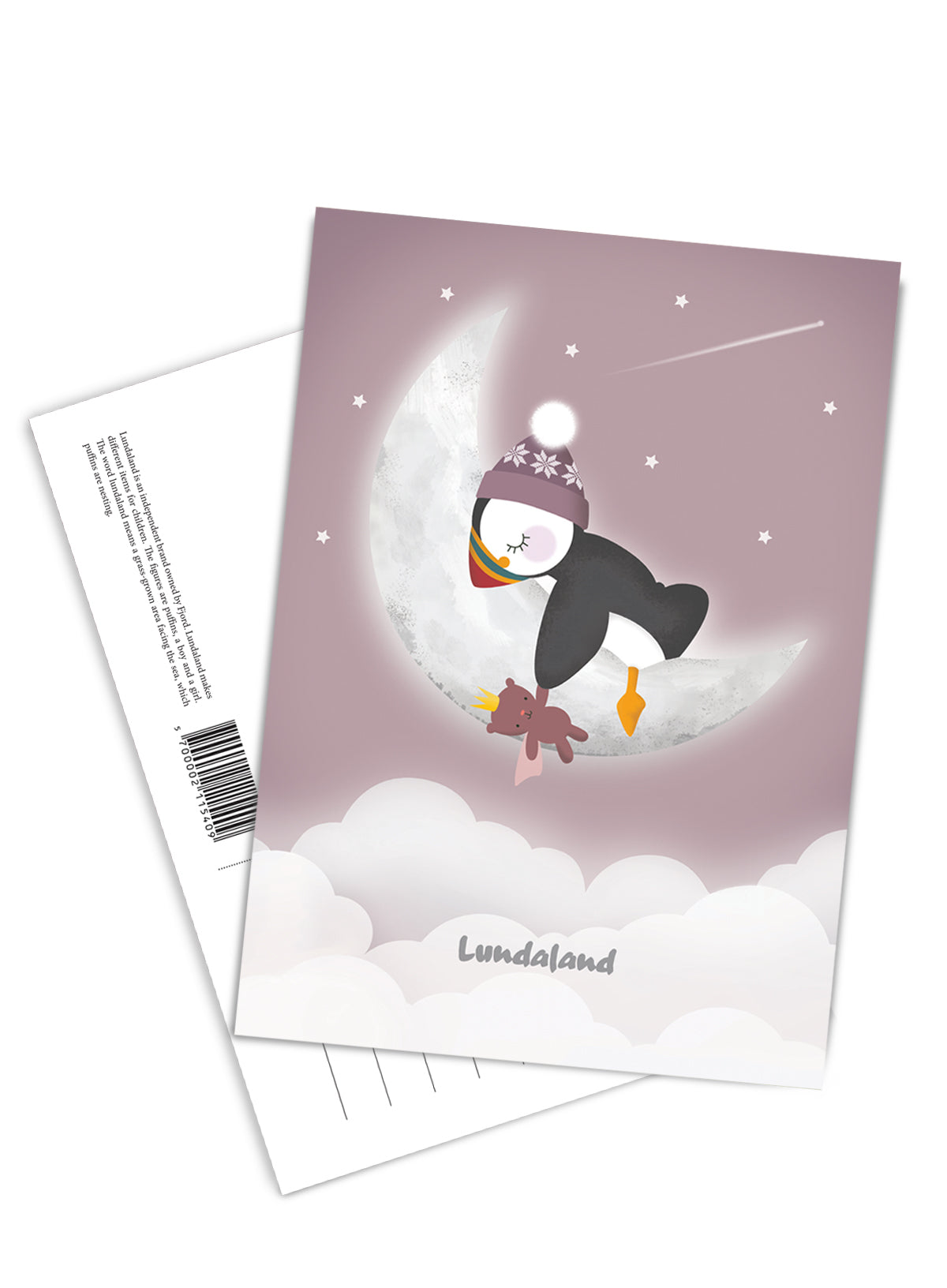Postkort - Góða nátt lítla Lundadidda