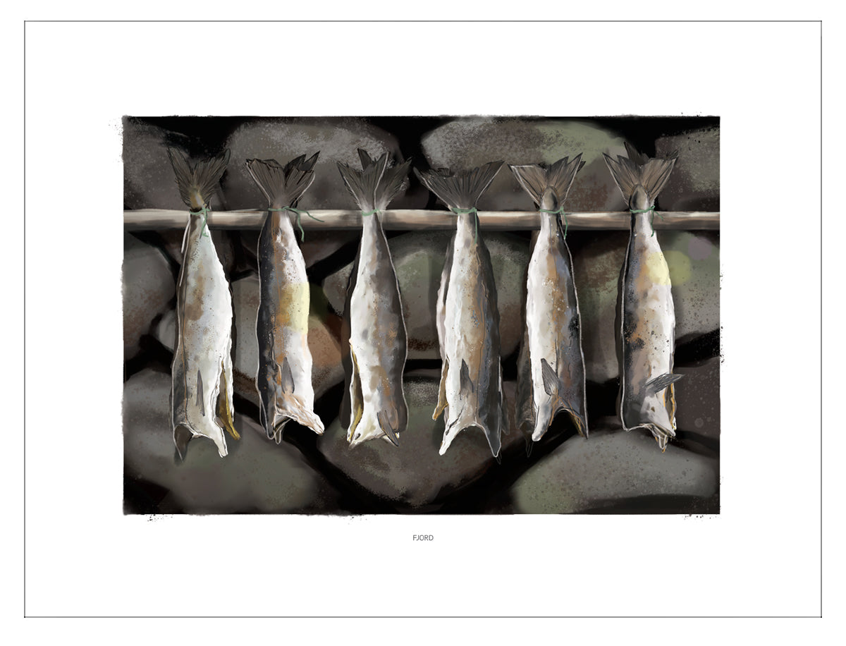 Plakat - Ræstur fiskur