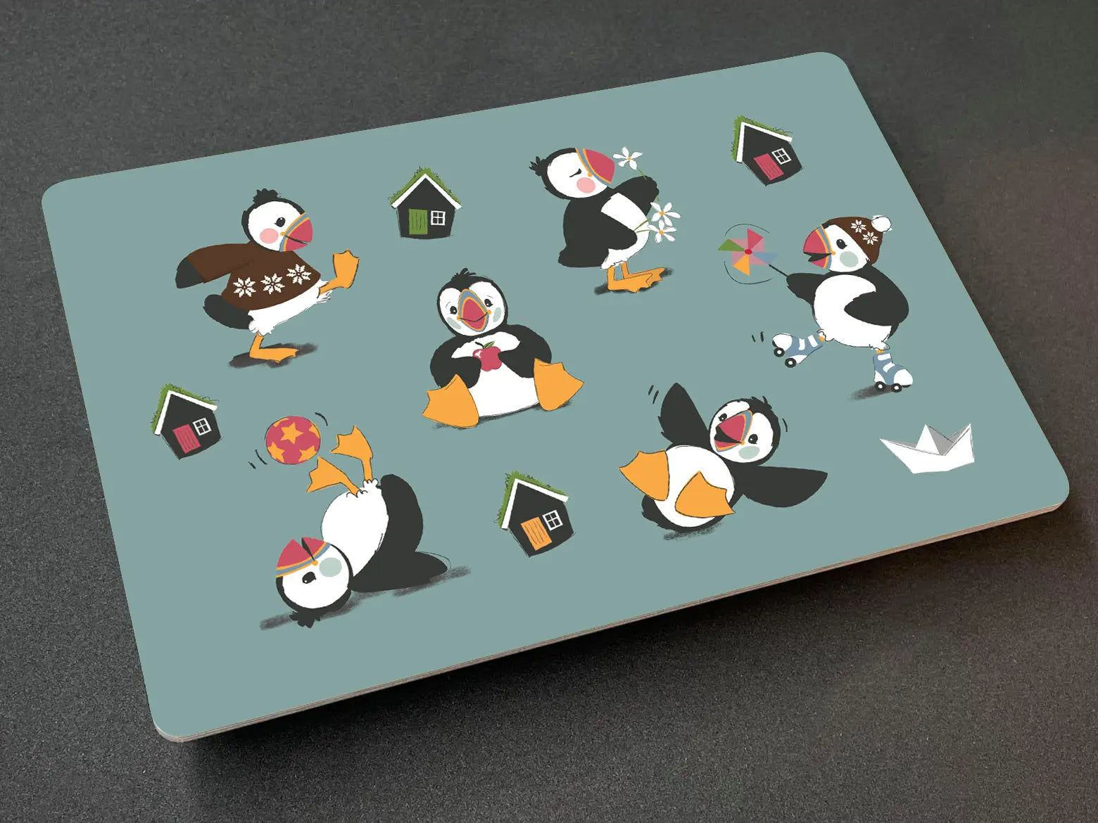 Buttering Board - Lundaland, Green FJORD