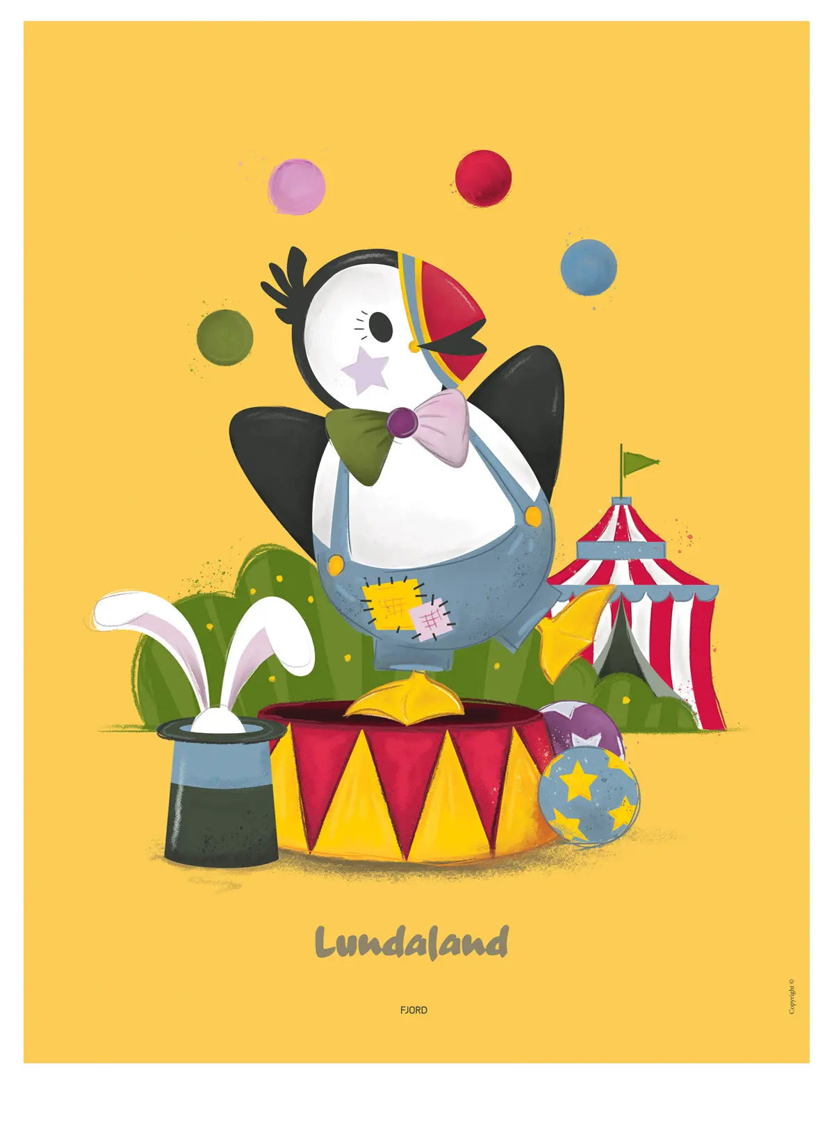 Poster - Lundaland Sirkus FJORD