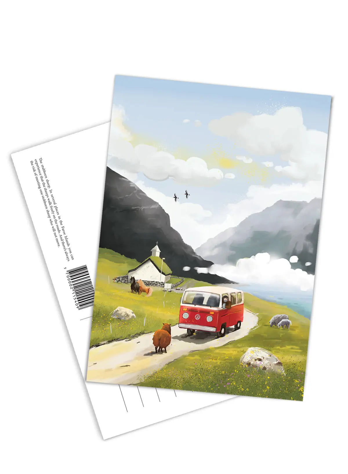 Postcard - Treiska ærin FJORD