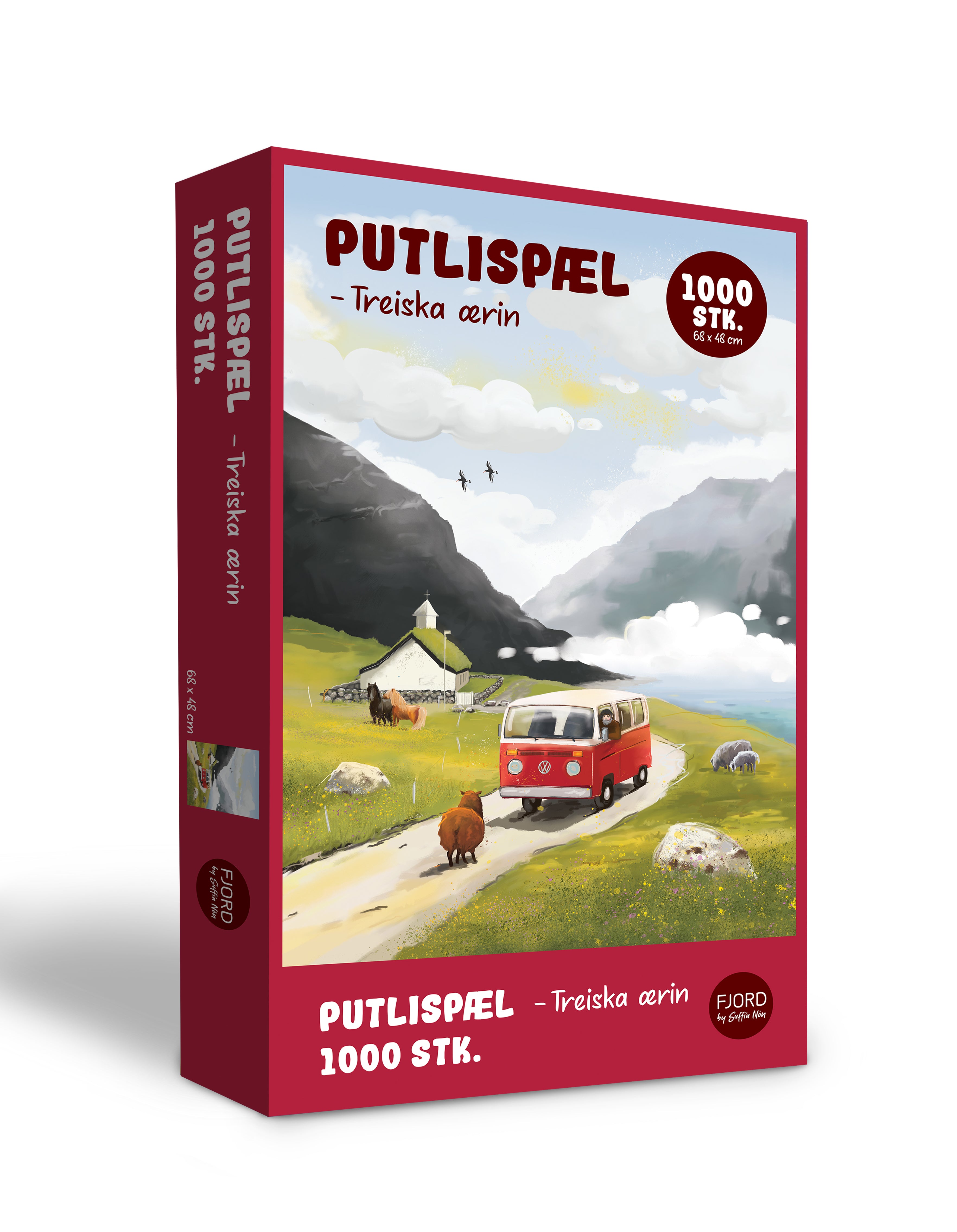 Puzzle 1000 pcs. - Treiska ærin