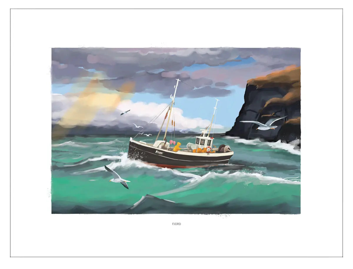 Poster - Aftur av útróðri FJORD