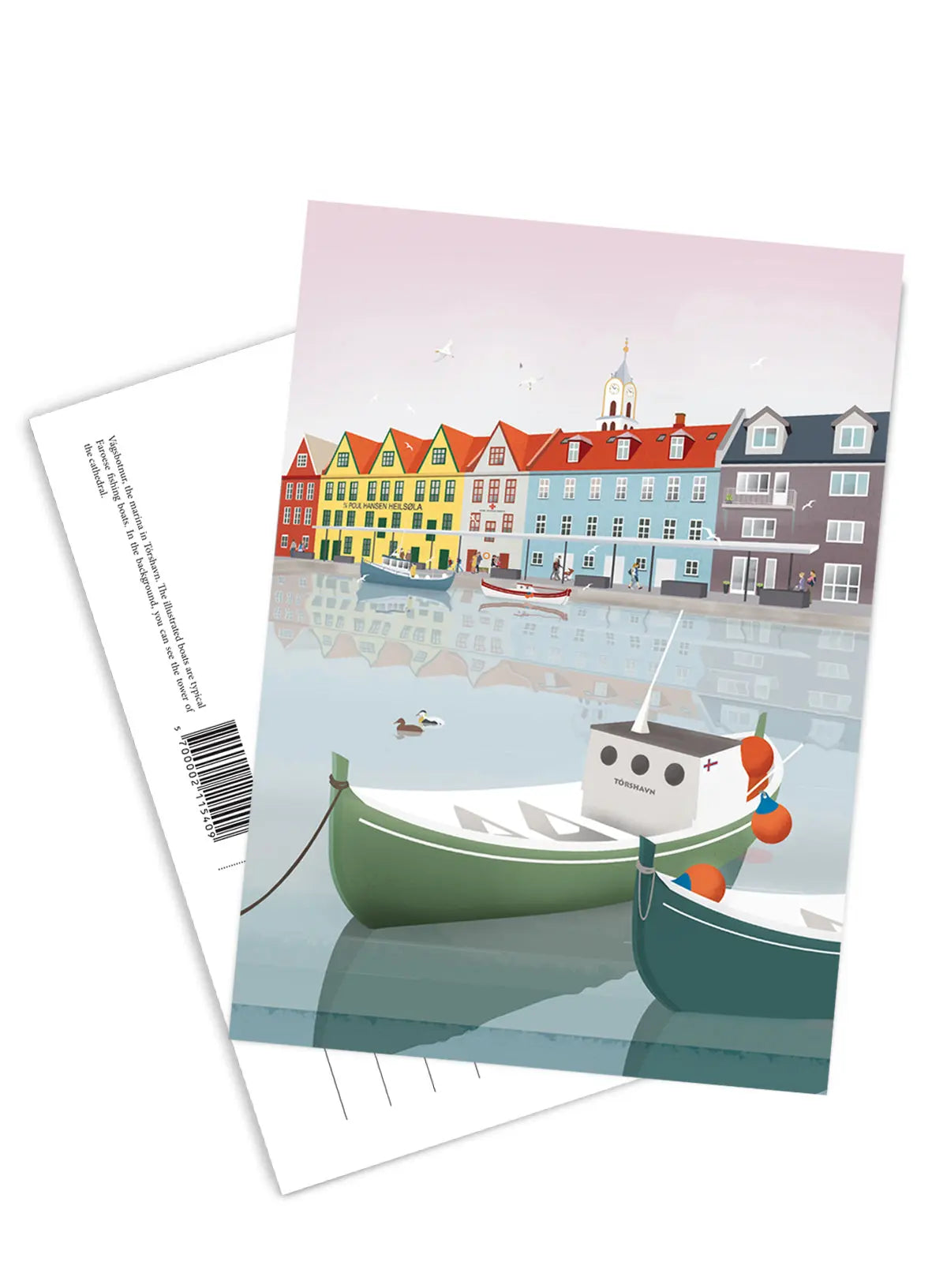 Postcard - Vágsbotnur FJORD