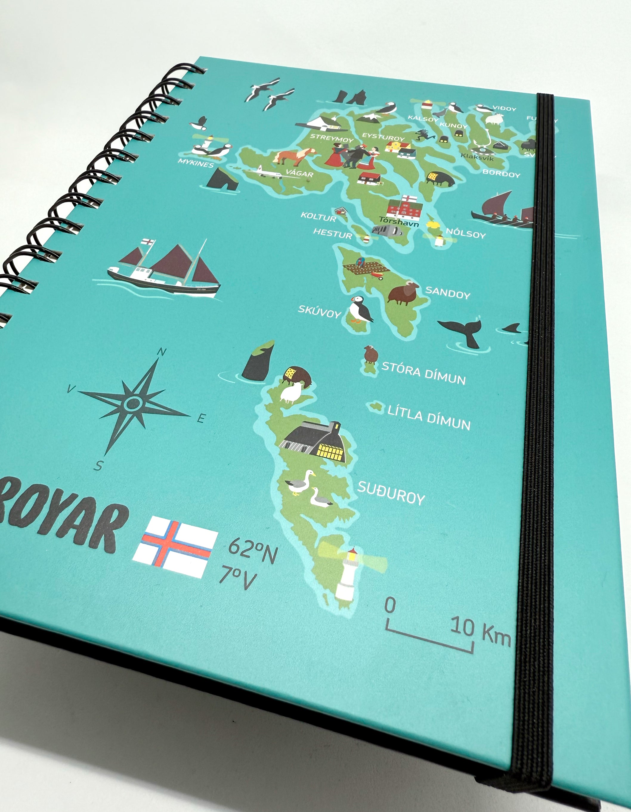 Notebook - Föroyakort