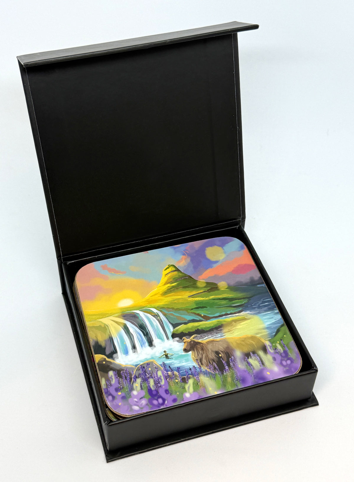 Coaster set - Ísland