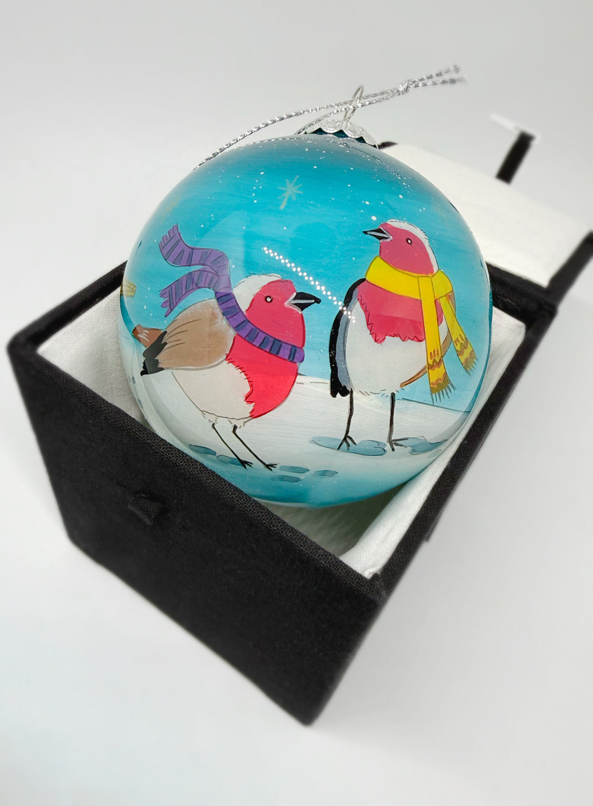 Glass Bauble - Birds